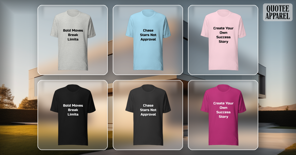 Unisex Staple T-Shirt | Bella + Canvas 3001 — Quote Tee