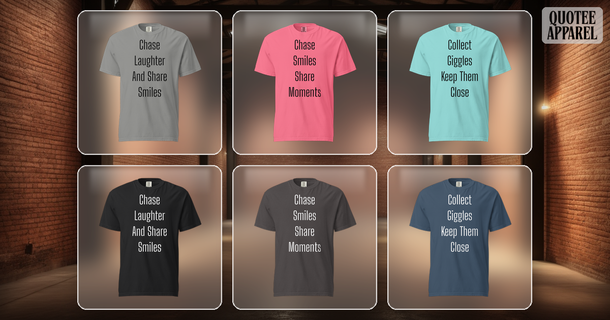 Unisex Garment-Dyed Heavyweight T-Shirt | Comfort Colors 1717 — Quote Tee