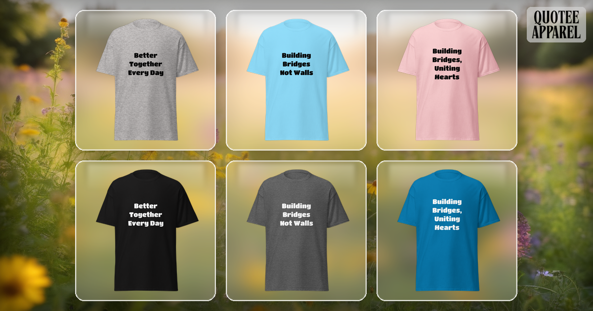 Connect Quote T-Shirts | Community & Belonging