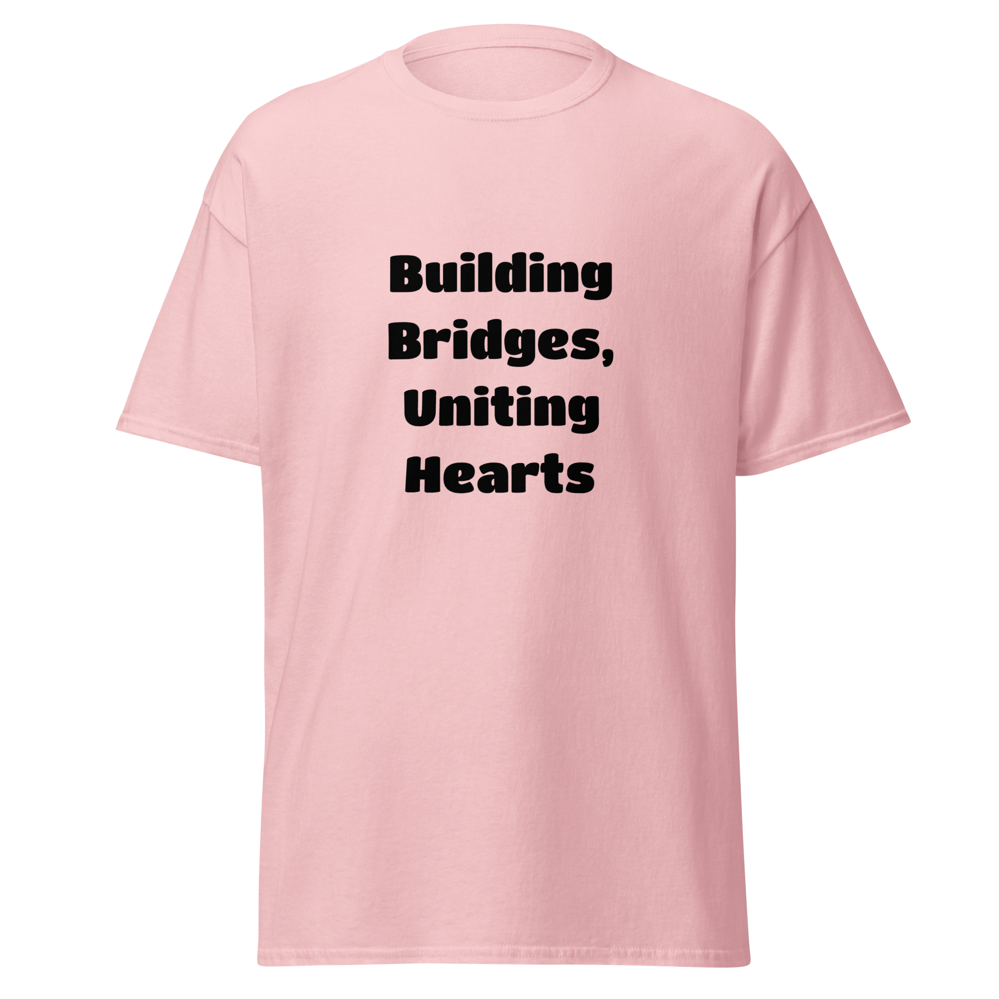 Building Bridges, Uniting Hearts — Light Pink
