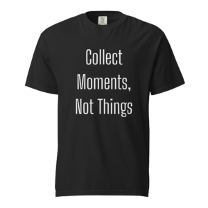 Prioritize Joyful Memories | White | Washed Heavy Tee