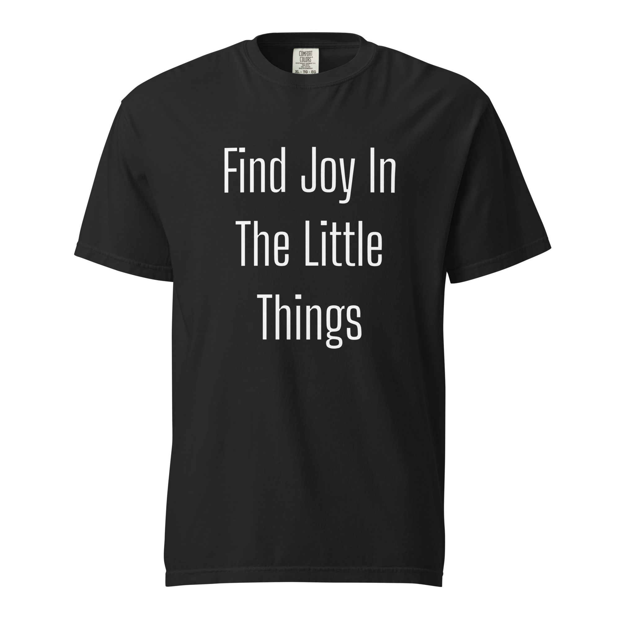 Find Joy In The Little Things — Black