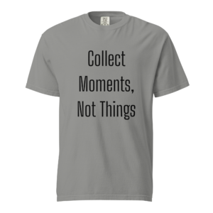 Prioritize Joyful Memories | Black | Washed Heavy Tee