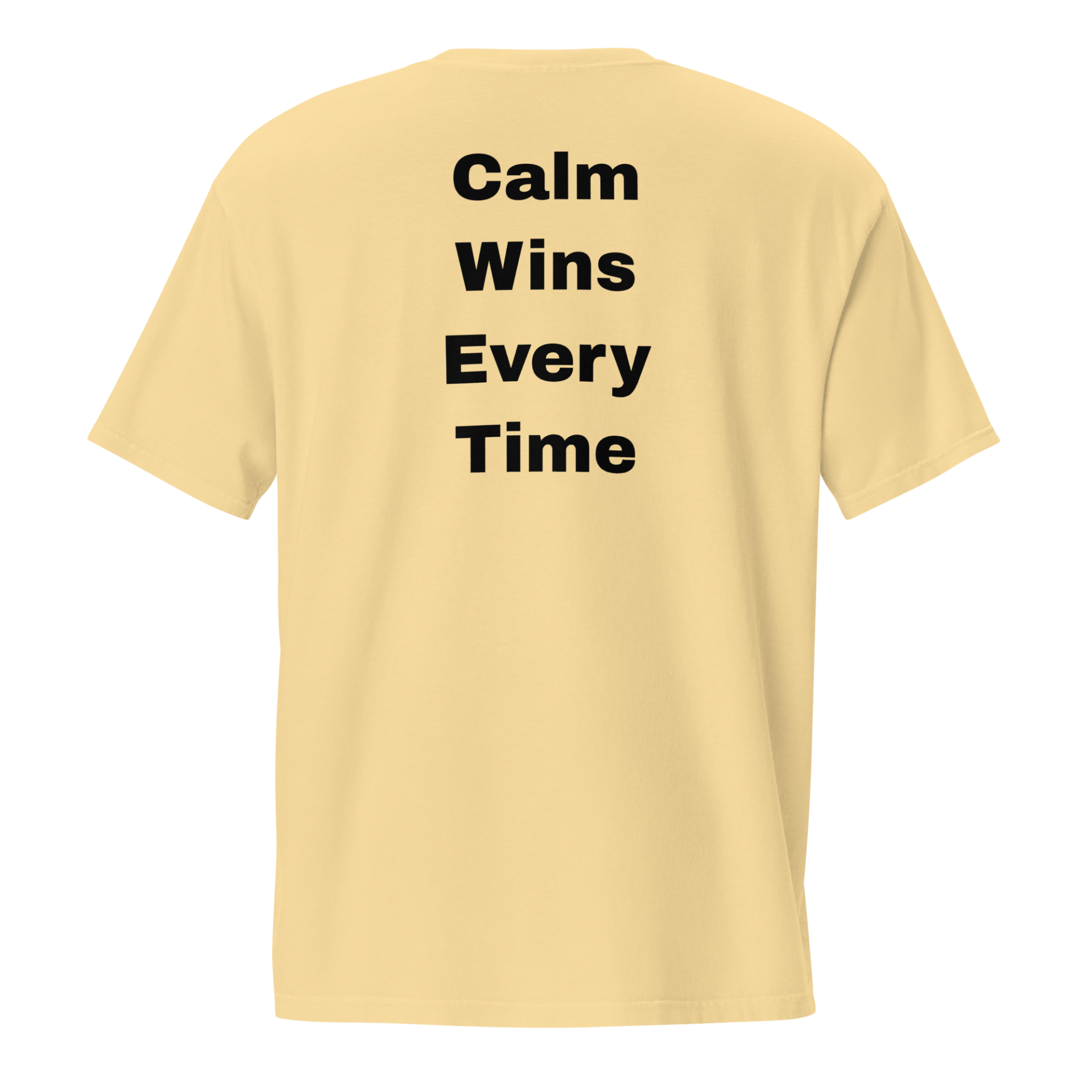 Choose Calm Daily | Black | Washed Pocket Tee - Image 13