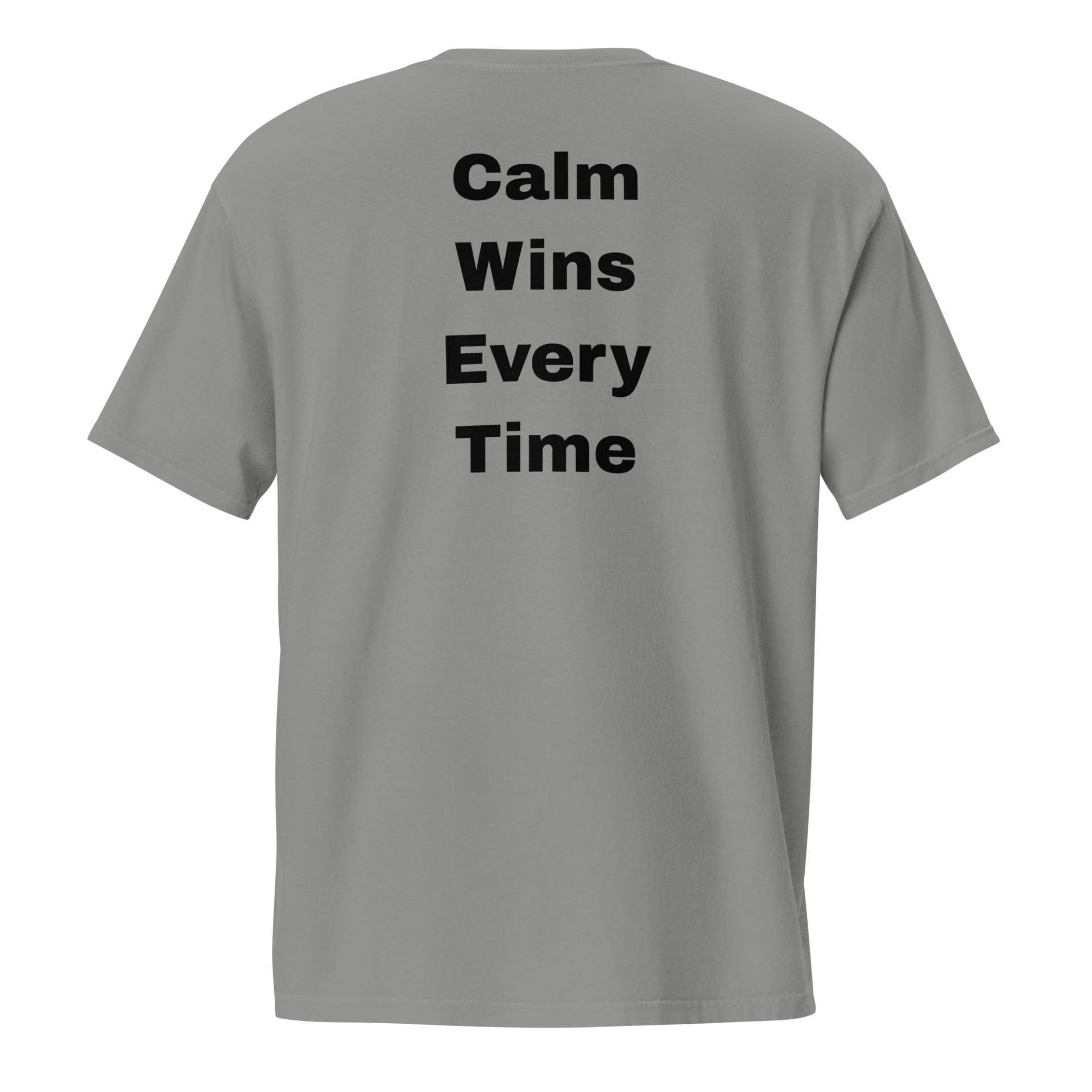 Choose Calm Daily | Black | Washed Pocket Tee - Image 5