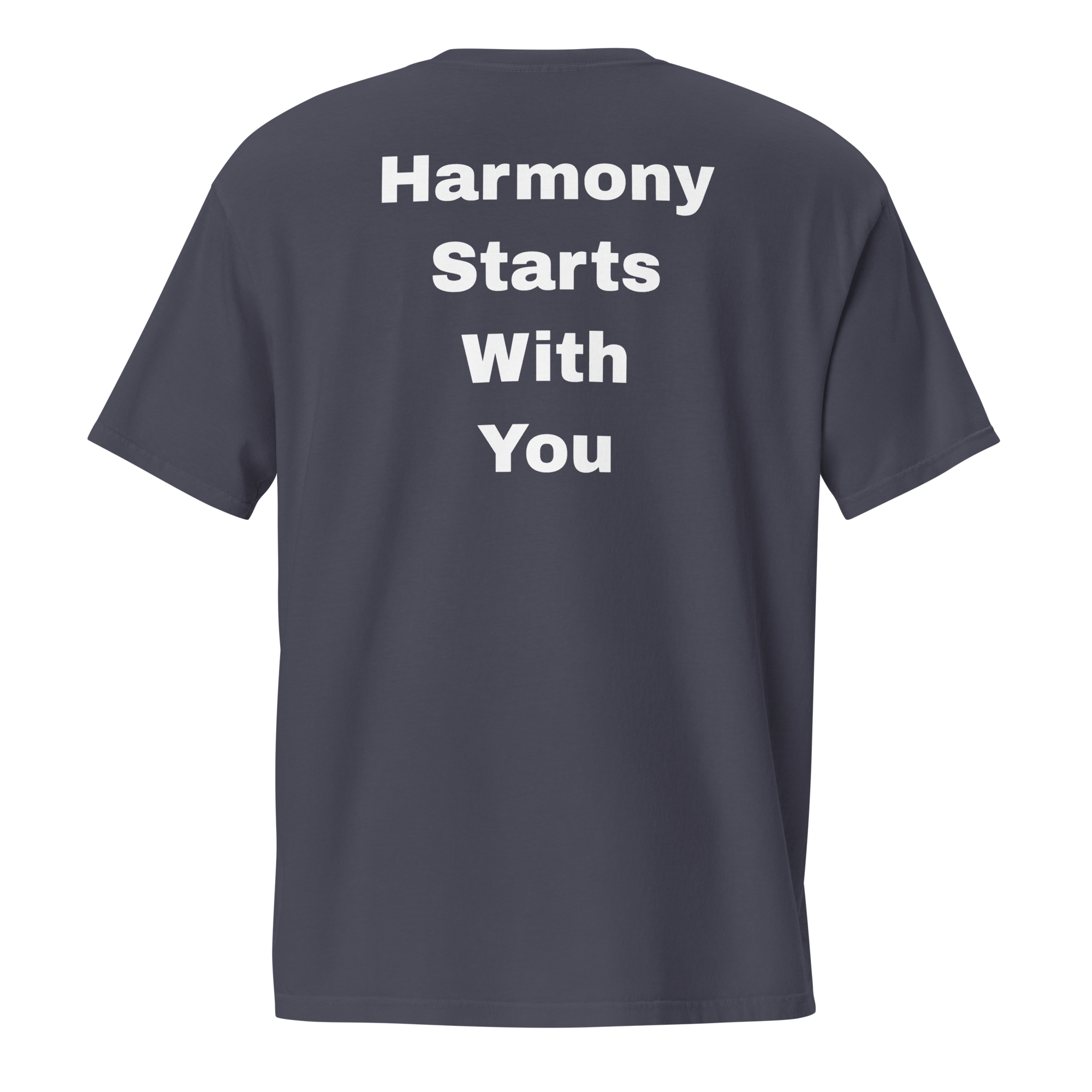 Harmony Starts With You — unisex-garment-dyed-pocket-t-shirt-true-navy-back-69ba6c401d63c-1.png