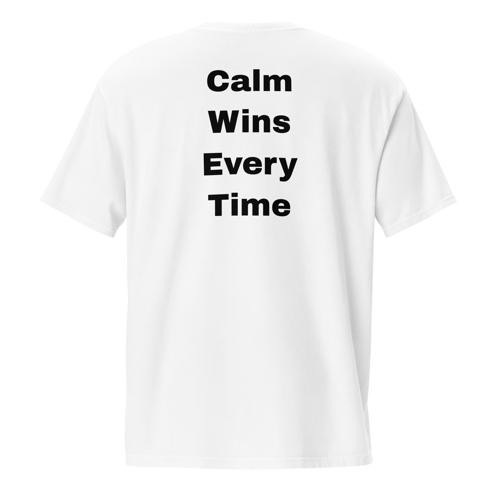 Choose Calm Daily | Black | Washed Pocket Tee - Image 17