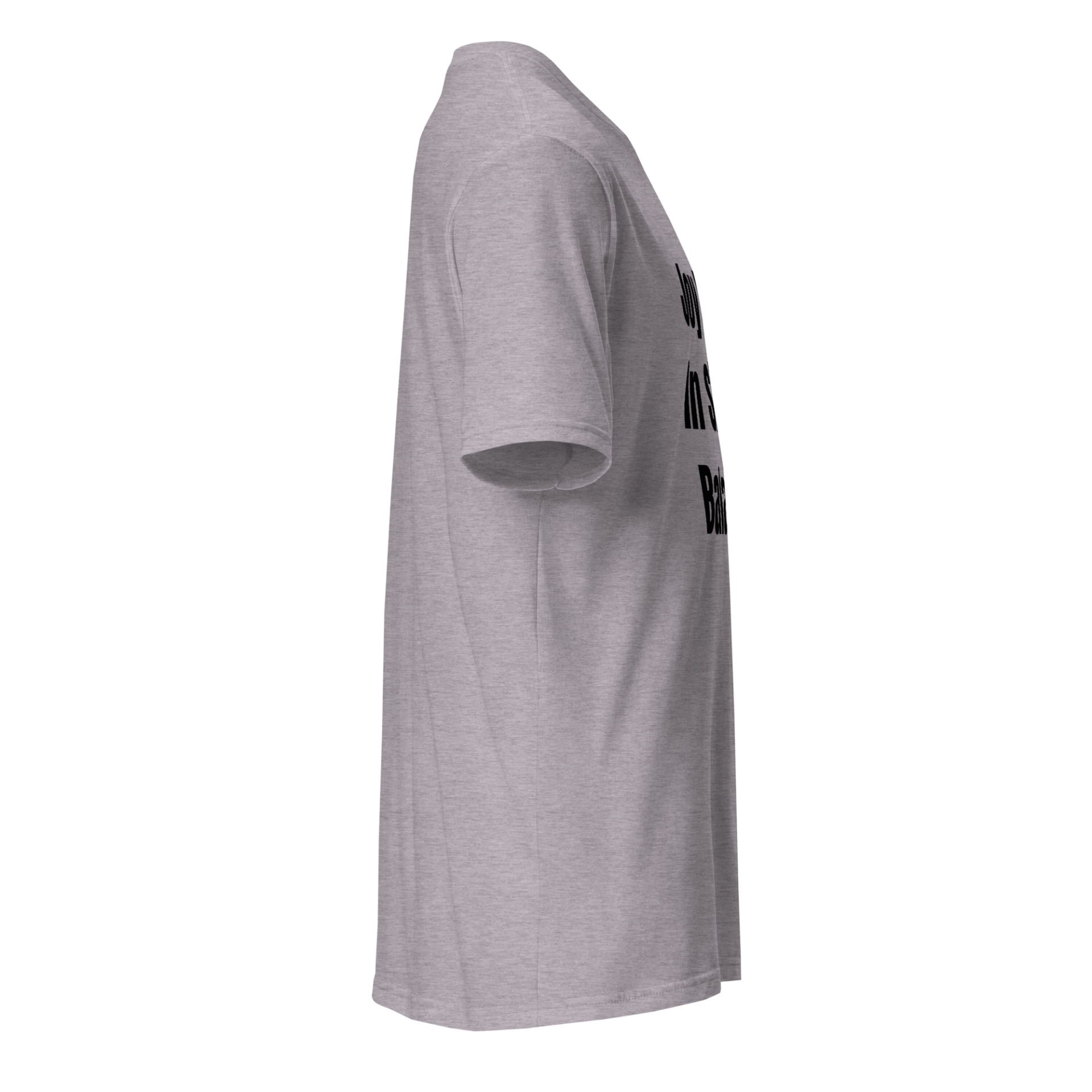Simplicity And Happiness | Black | Featherweight Tee - Image 8