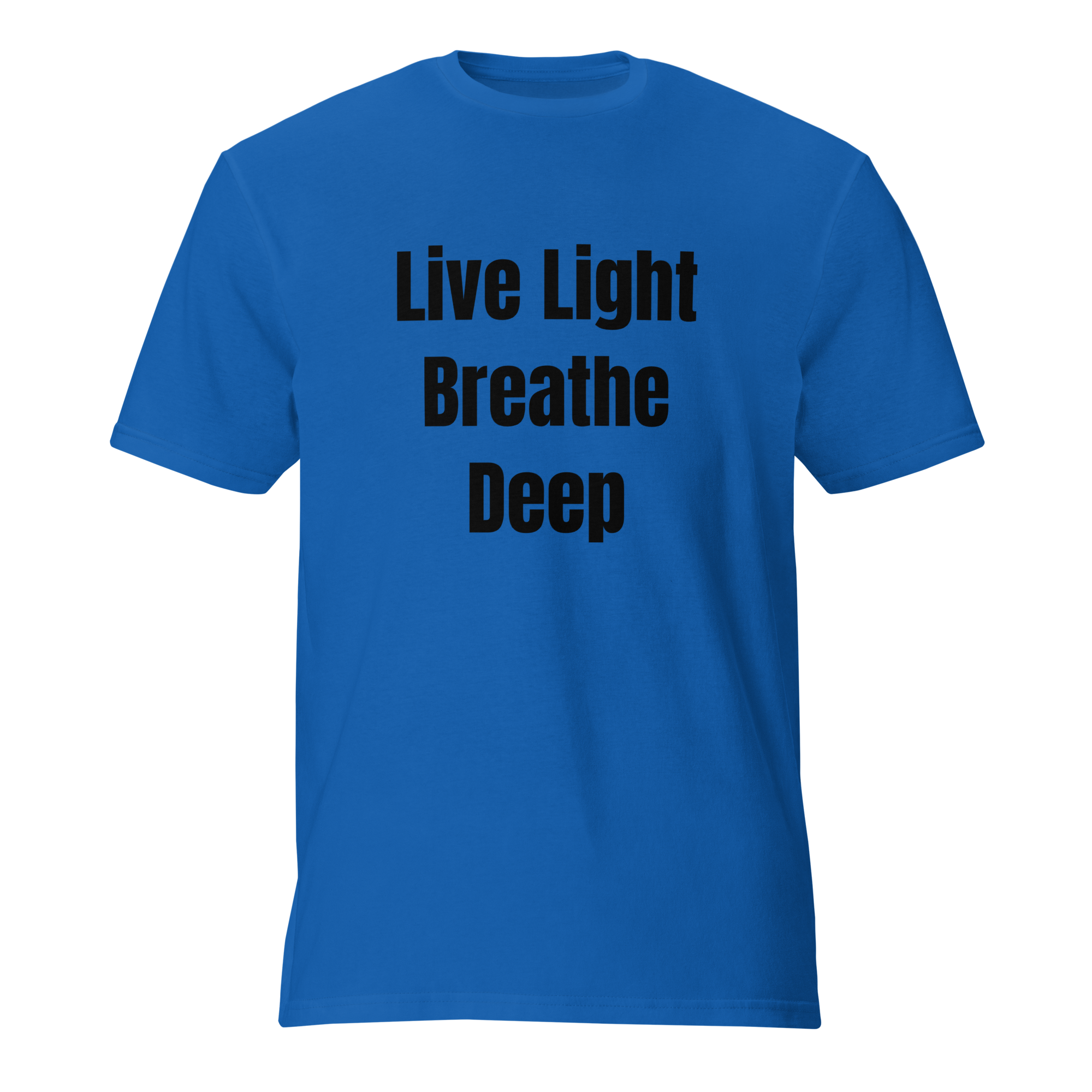 Live Light, Breathe Deep — Royal Blue