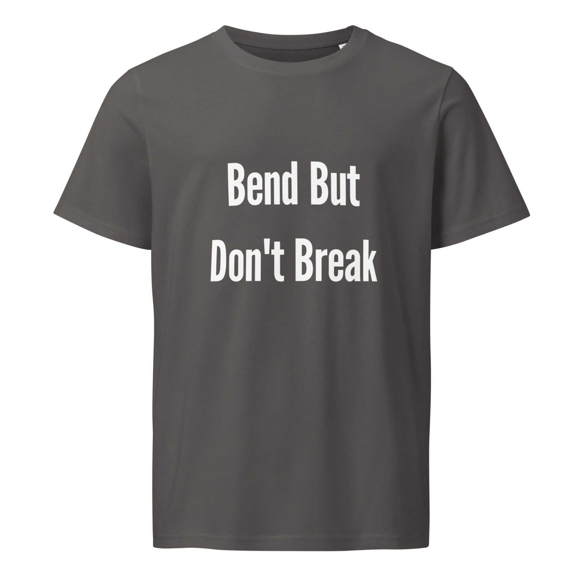Stay Resilient Through Life | White | Organic Midweight Tee - Image 9