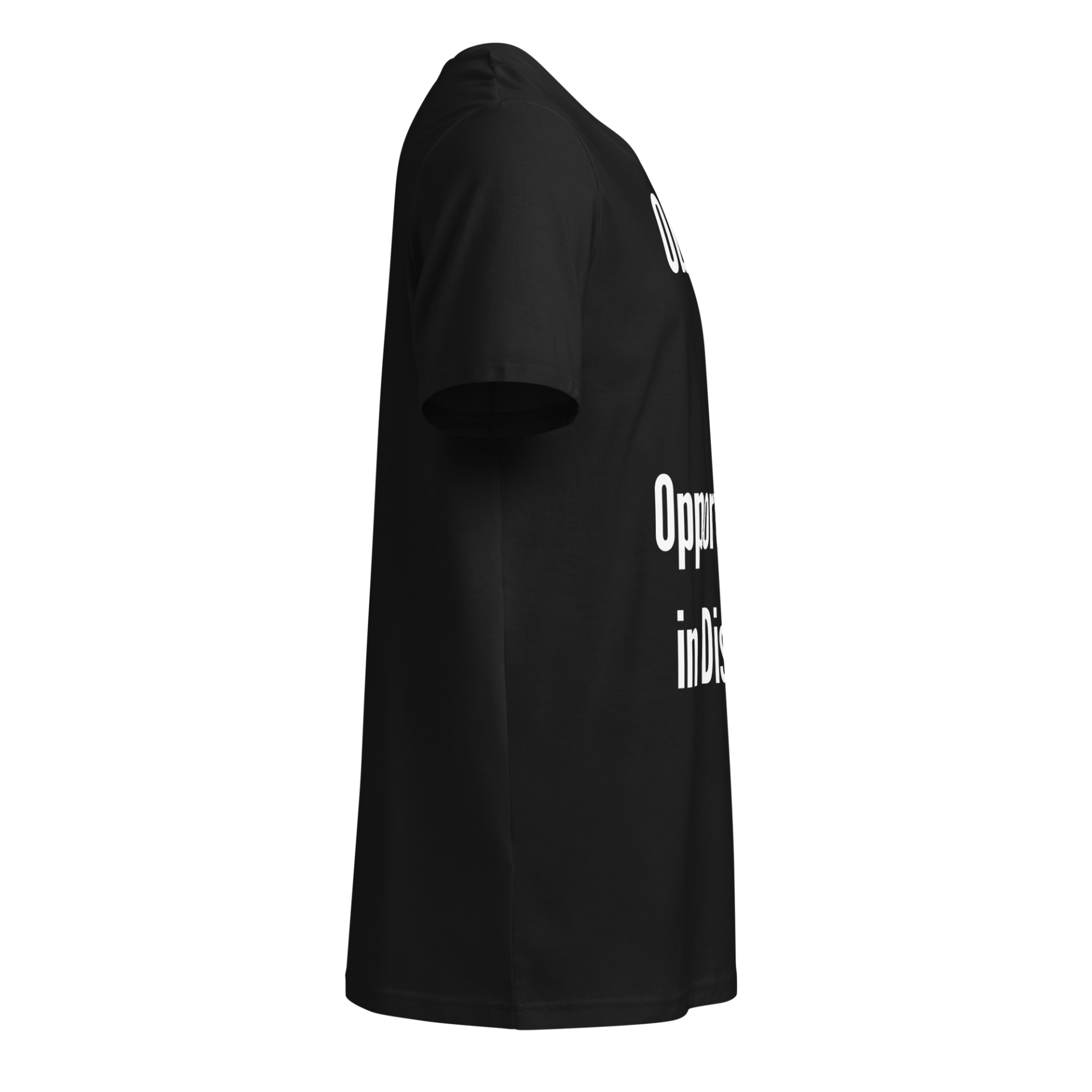 See Challenges as Chances | White | Organic Midweight Tee - Image 8