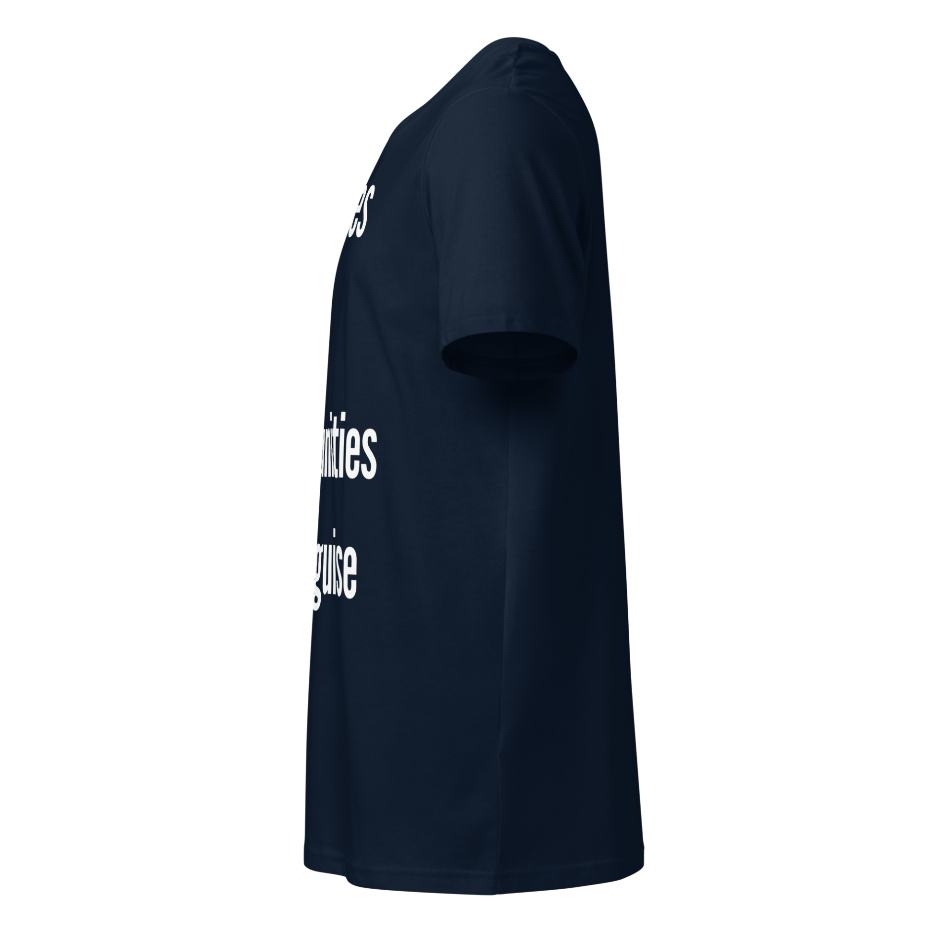 See Challenges as Chances | White | Organic Midweight Tee - Image 3