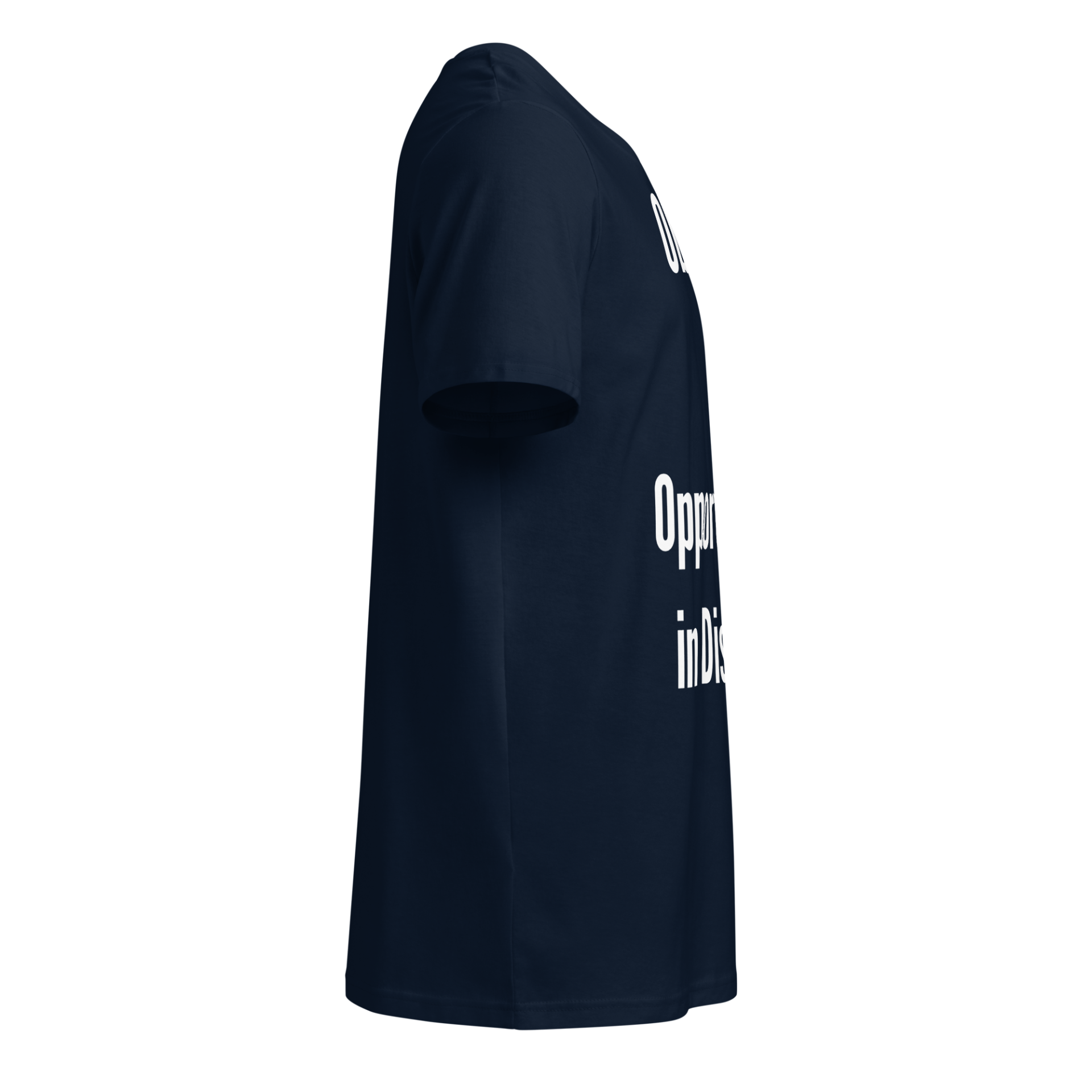 See Challenges as Chances | White | Organic Midweight Tee - Image 4