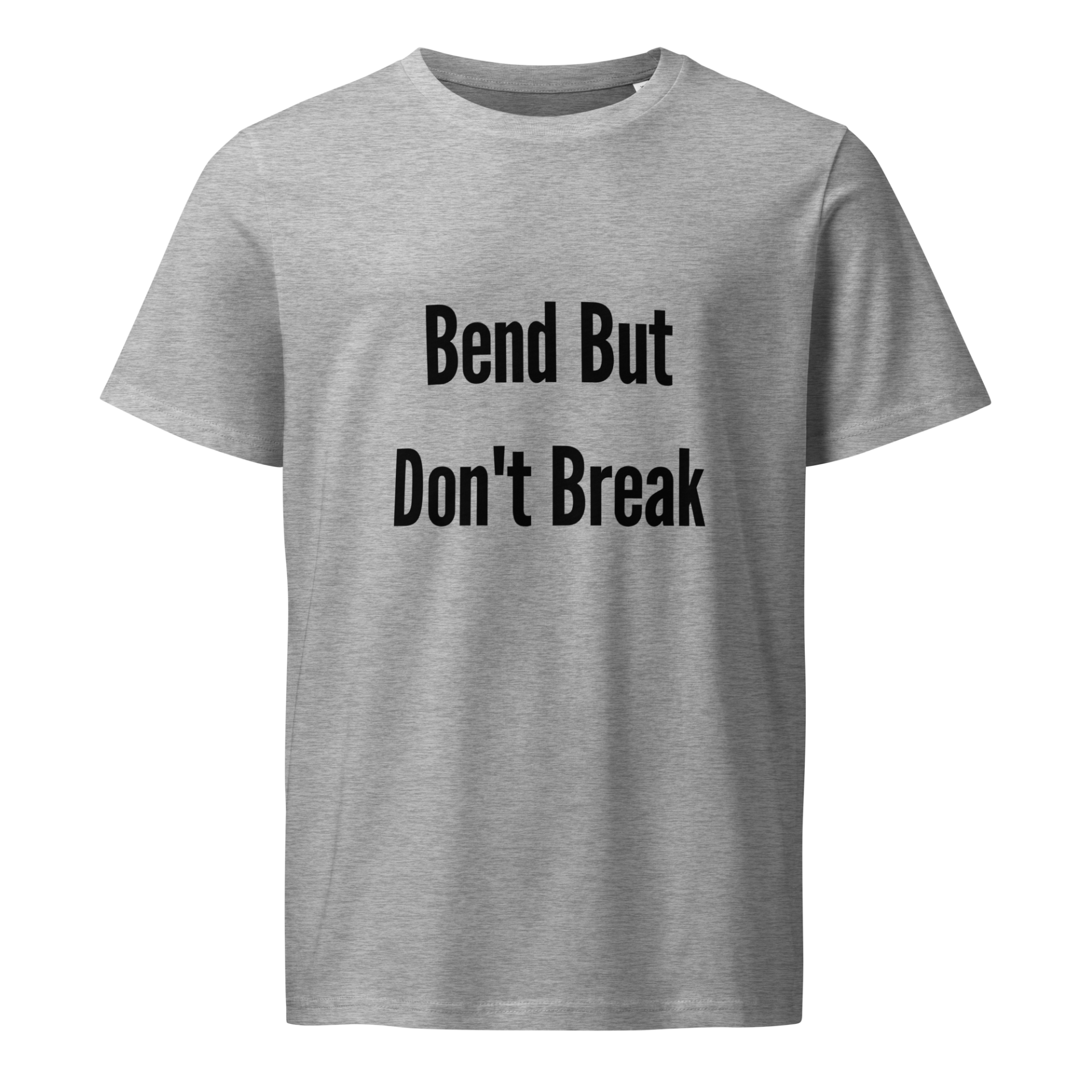 Stay Resilient Through Life | Black | Organic Midweight Tee - Image 5