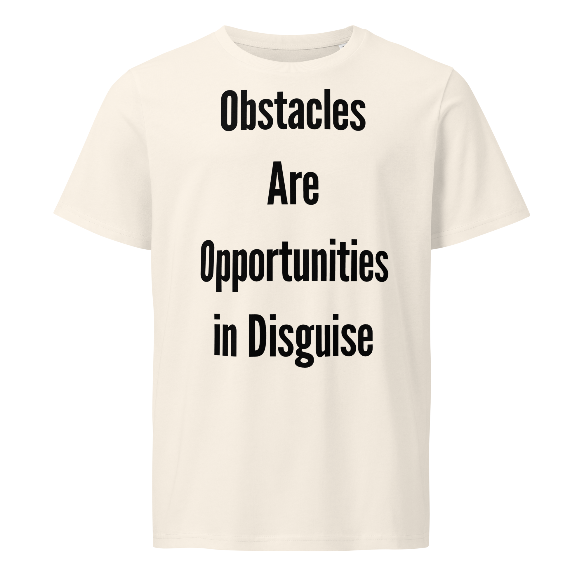 Obstacles Are Opportunities In Disguise — Vintage White