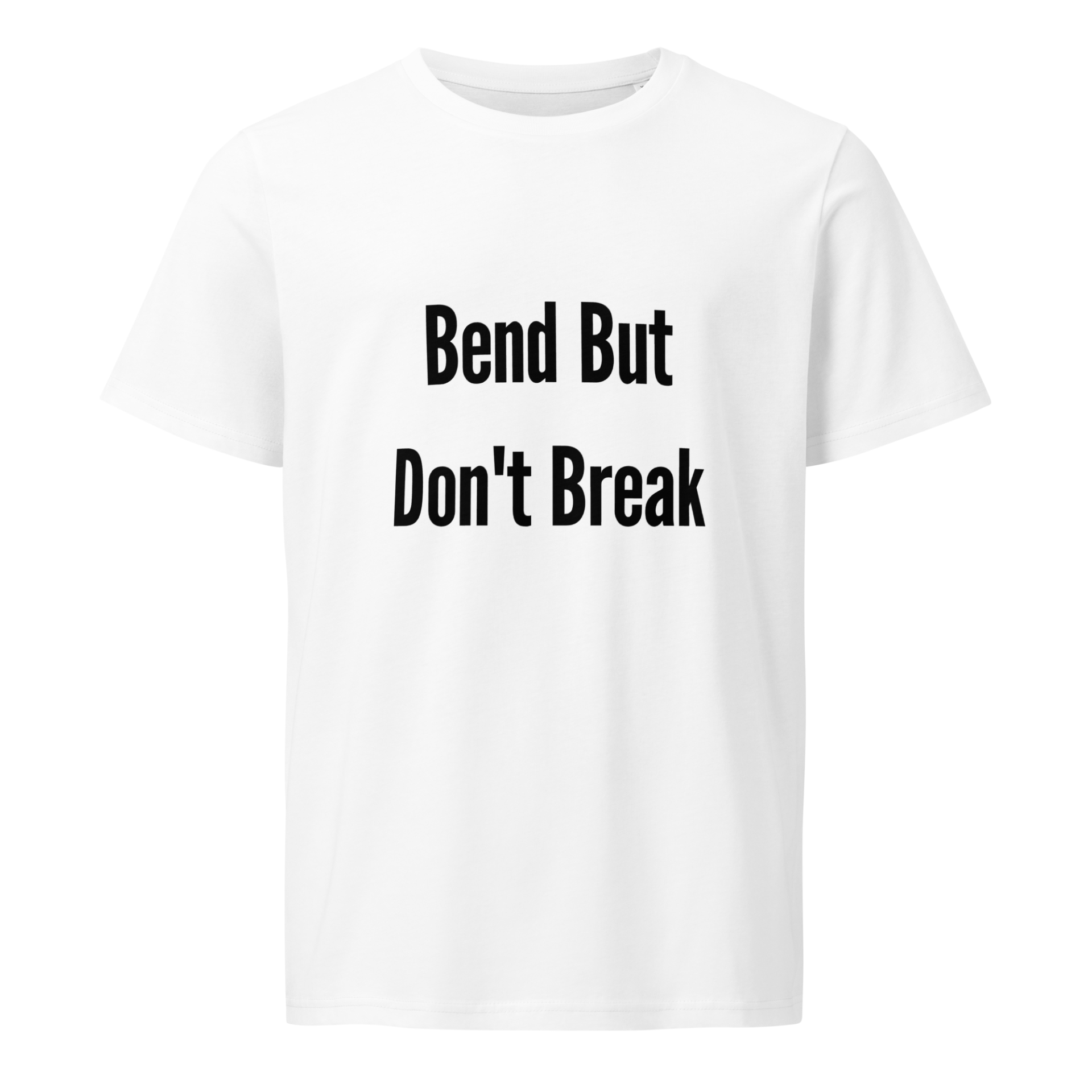 Stay Resilient Through Life | Black | Organic Midweight Tee - Image 13