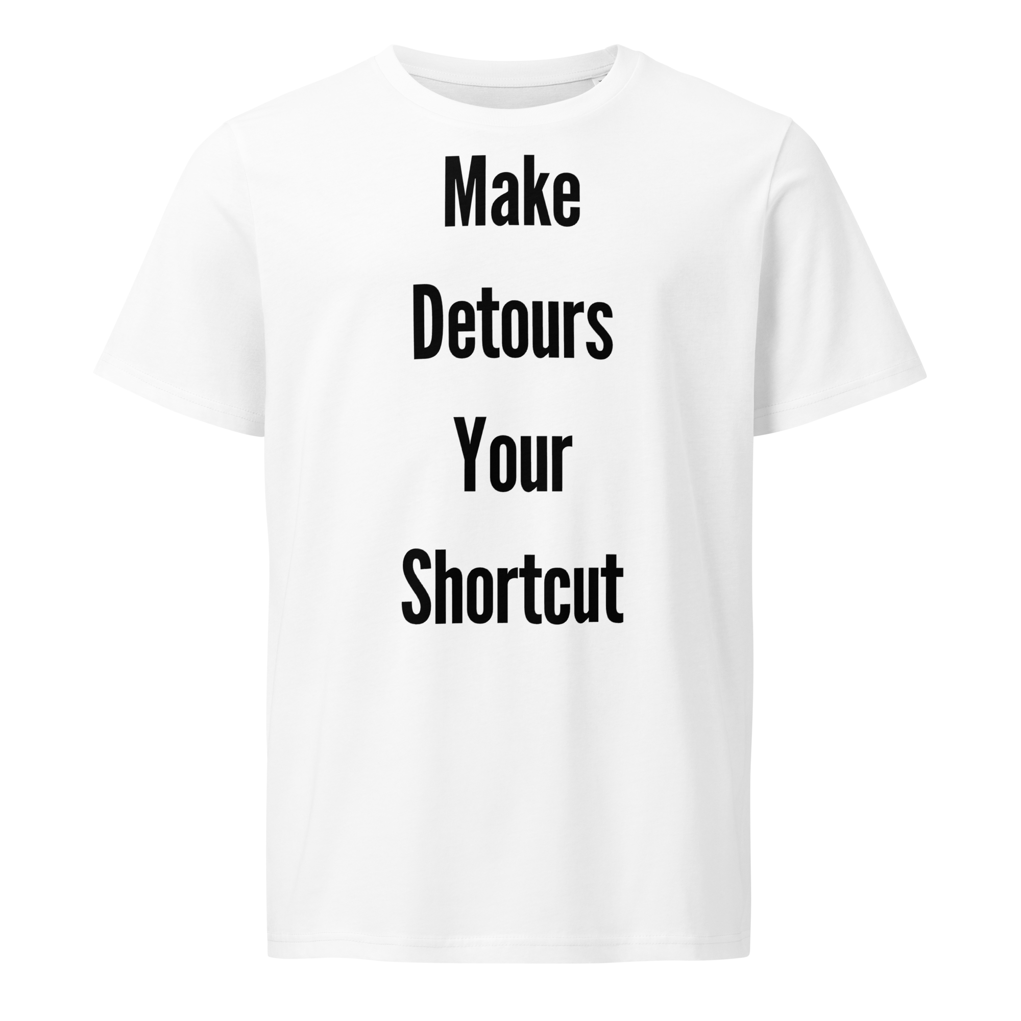 Make Detours Your Shortcut — White
