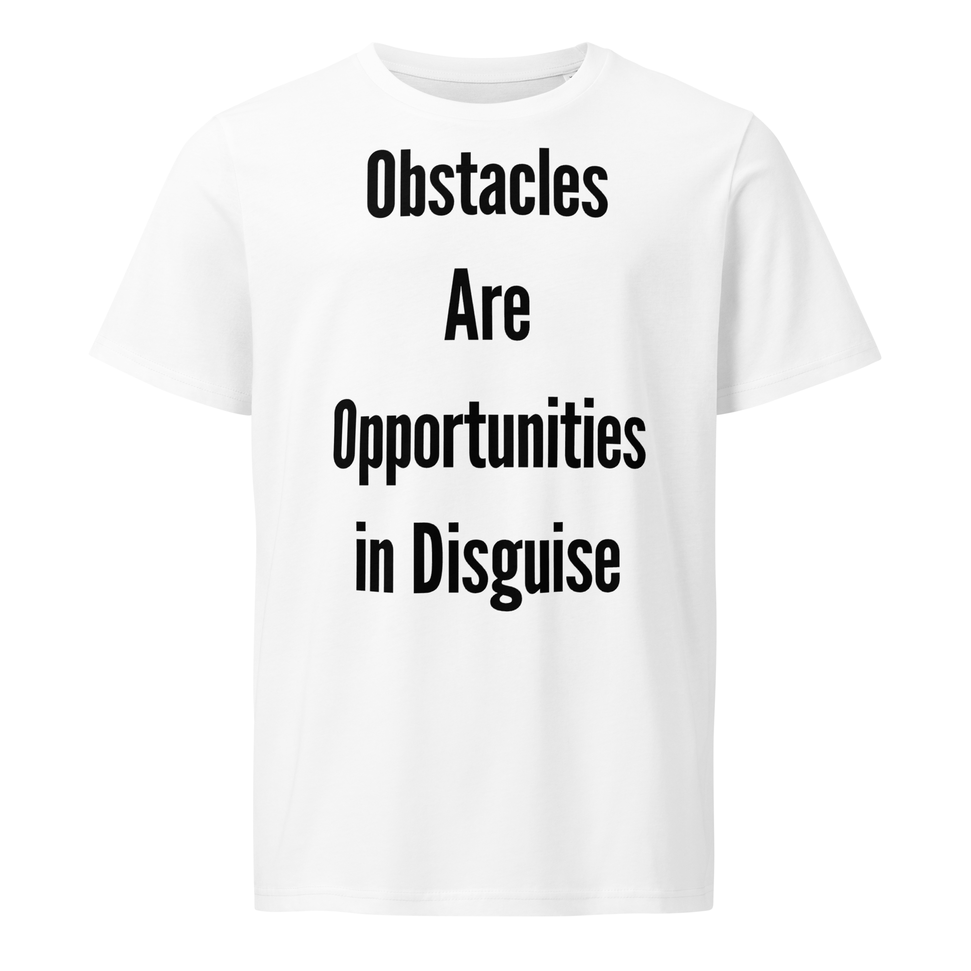 Obstacles Are Opportunities In Disguise — White