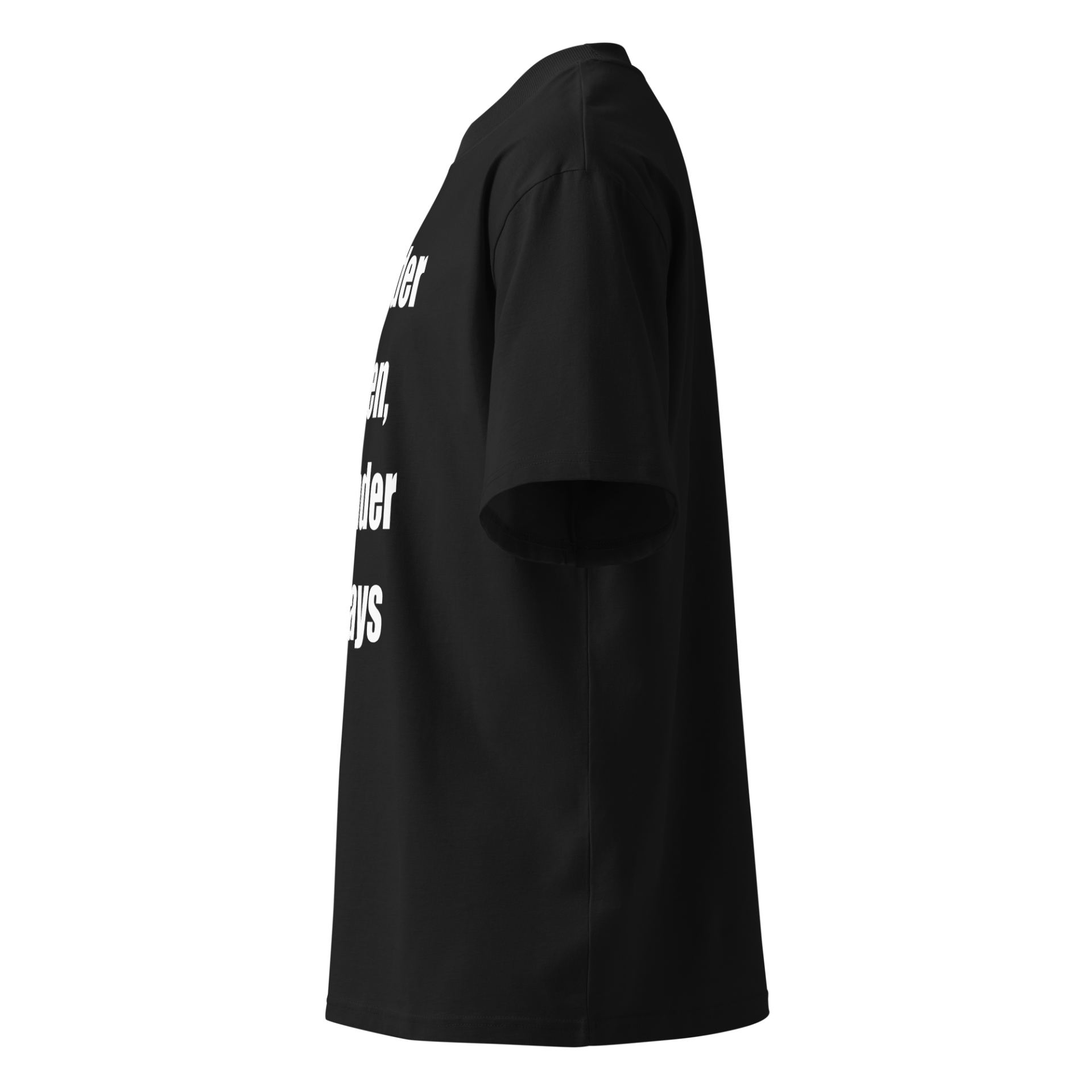 Embrace Curiosity | White | Organic High-Neck Oversize - Image 8