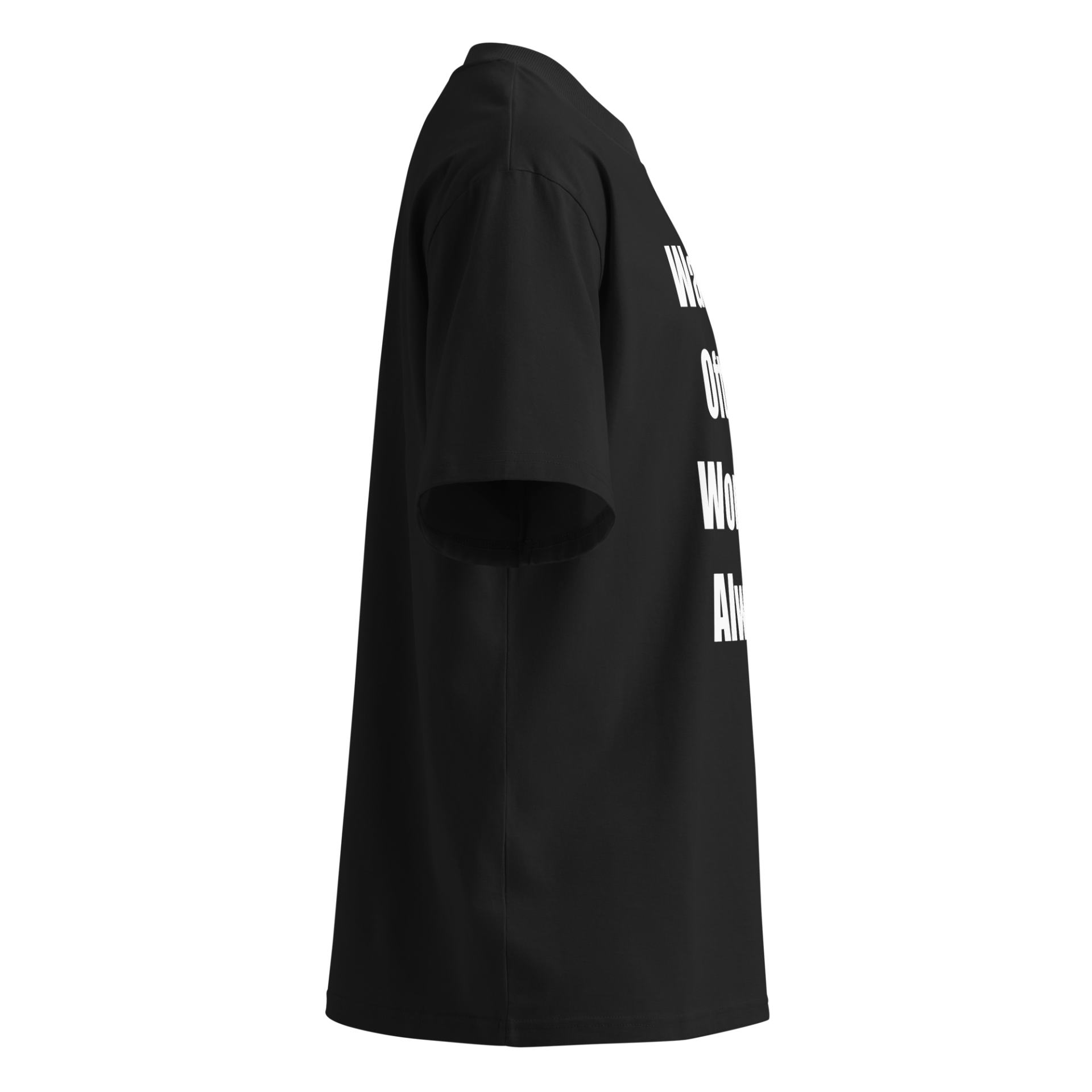 Embrace Curiosity | White | Organic High-Neck Oversize - Image 7