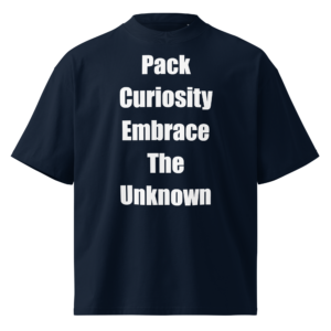 Curiosity Over Plans | White | Organic High-Neck Oversize