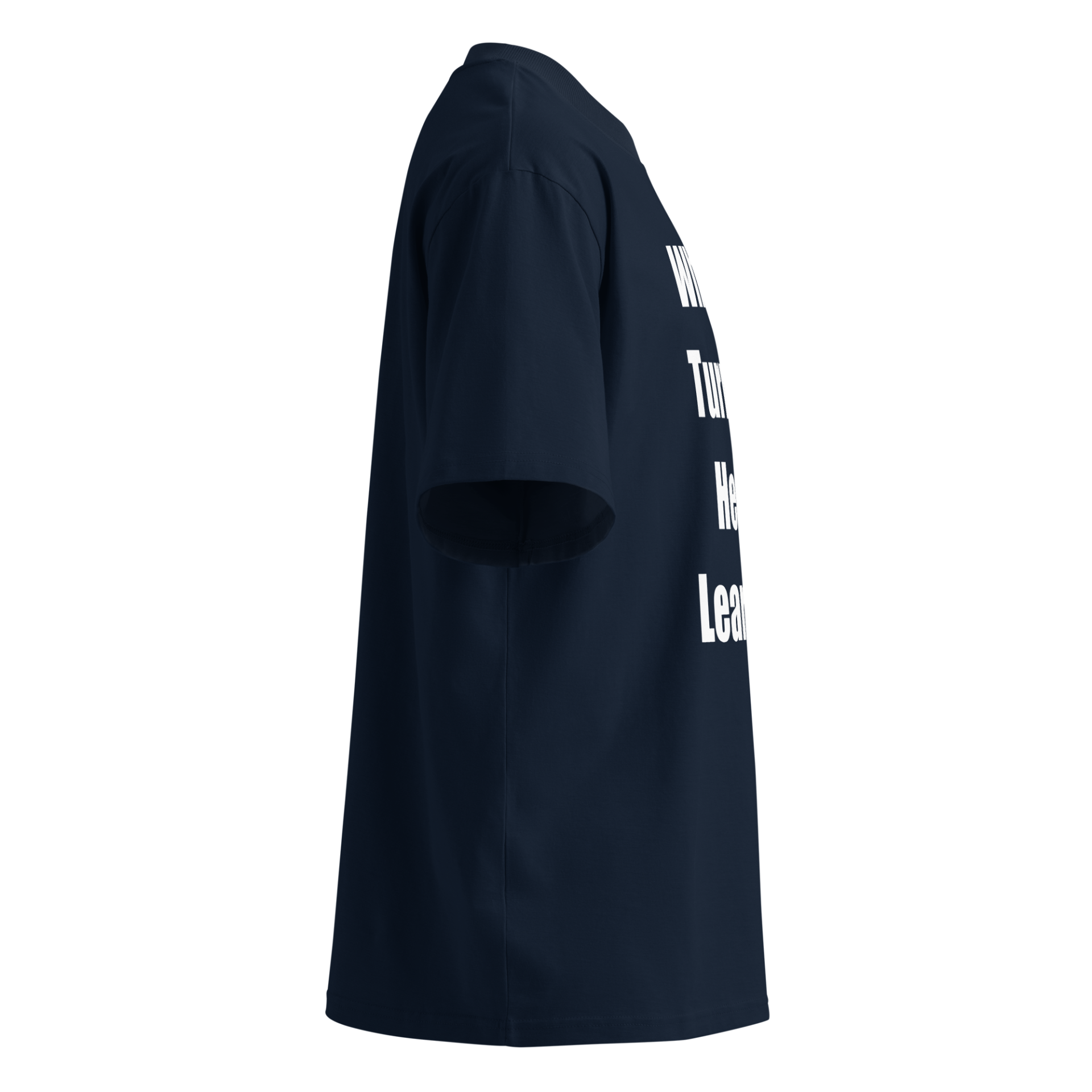 Grow On The Road | White | Organic High-Neck Oversize - Image 3