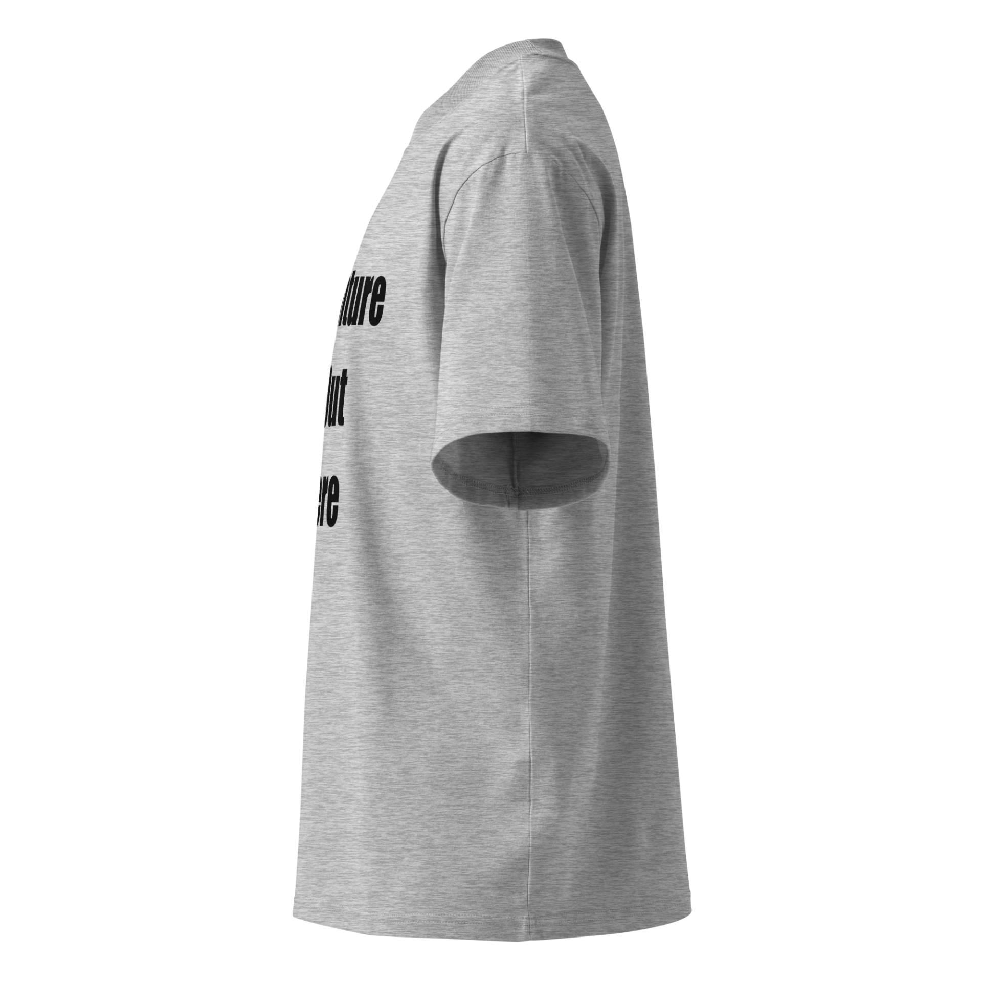 Explore The Unknown | Black | Organic High-Neck Oversize - Image 4