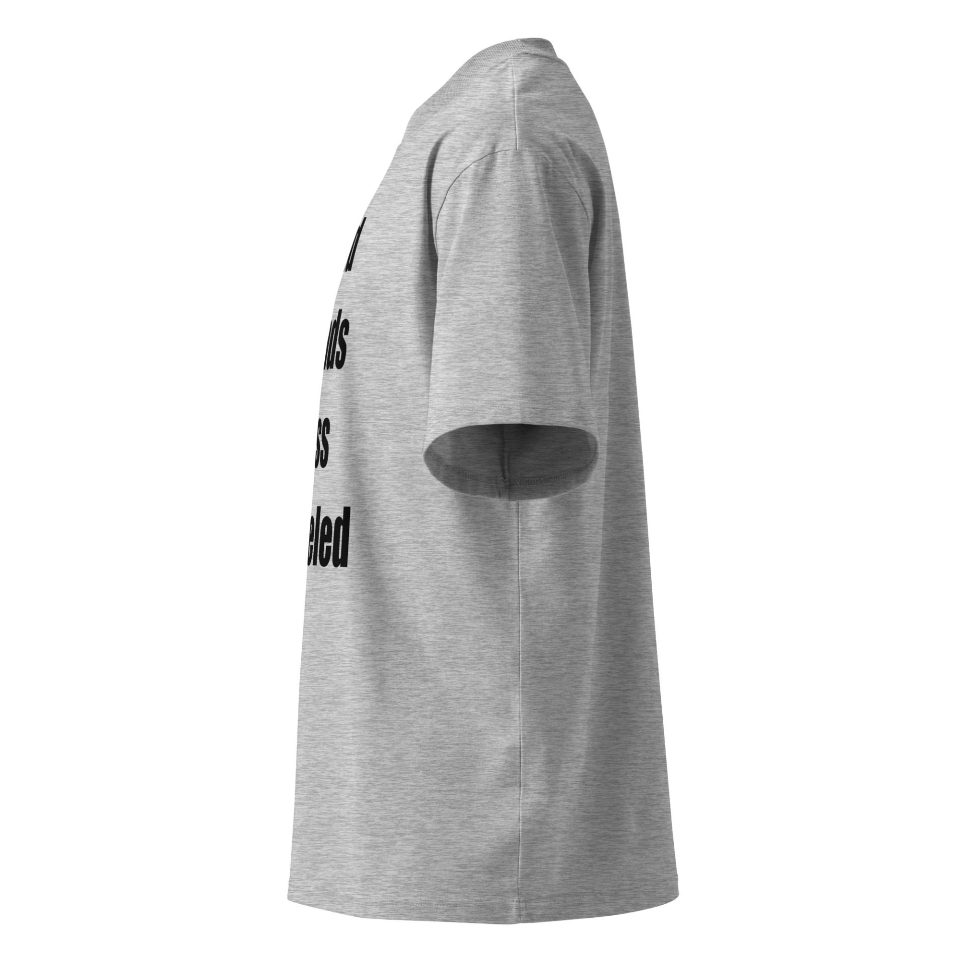 Choose The Uncharted | Black | Organic High-Neck Oversize - Image 4