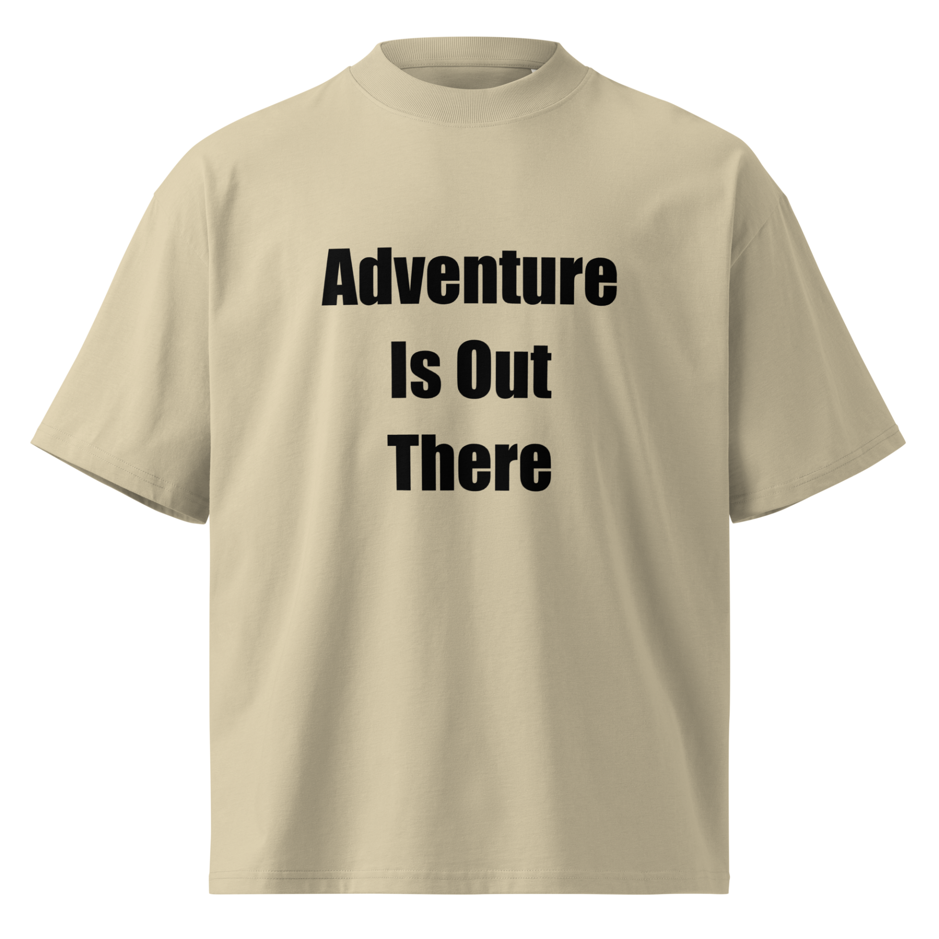 Explore The Unknown | Black | Organic High-Neck Oversize - Image 5