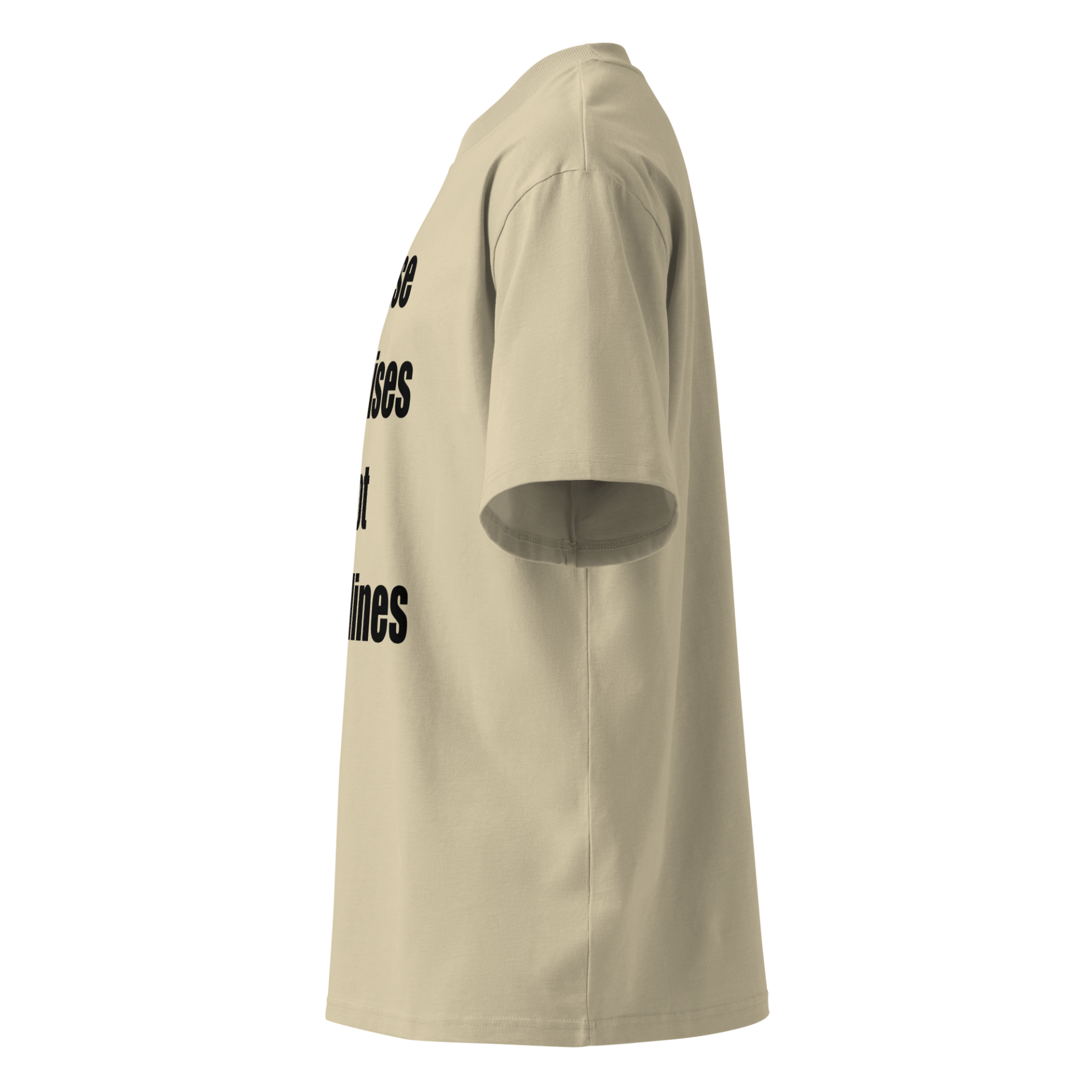 Adventure Over Routine | Black | Organic High-Neck Oversize - Image 8