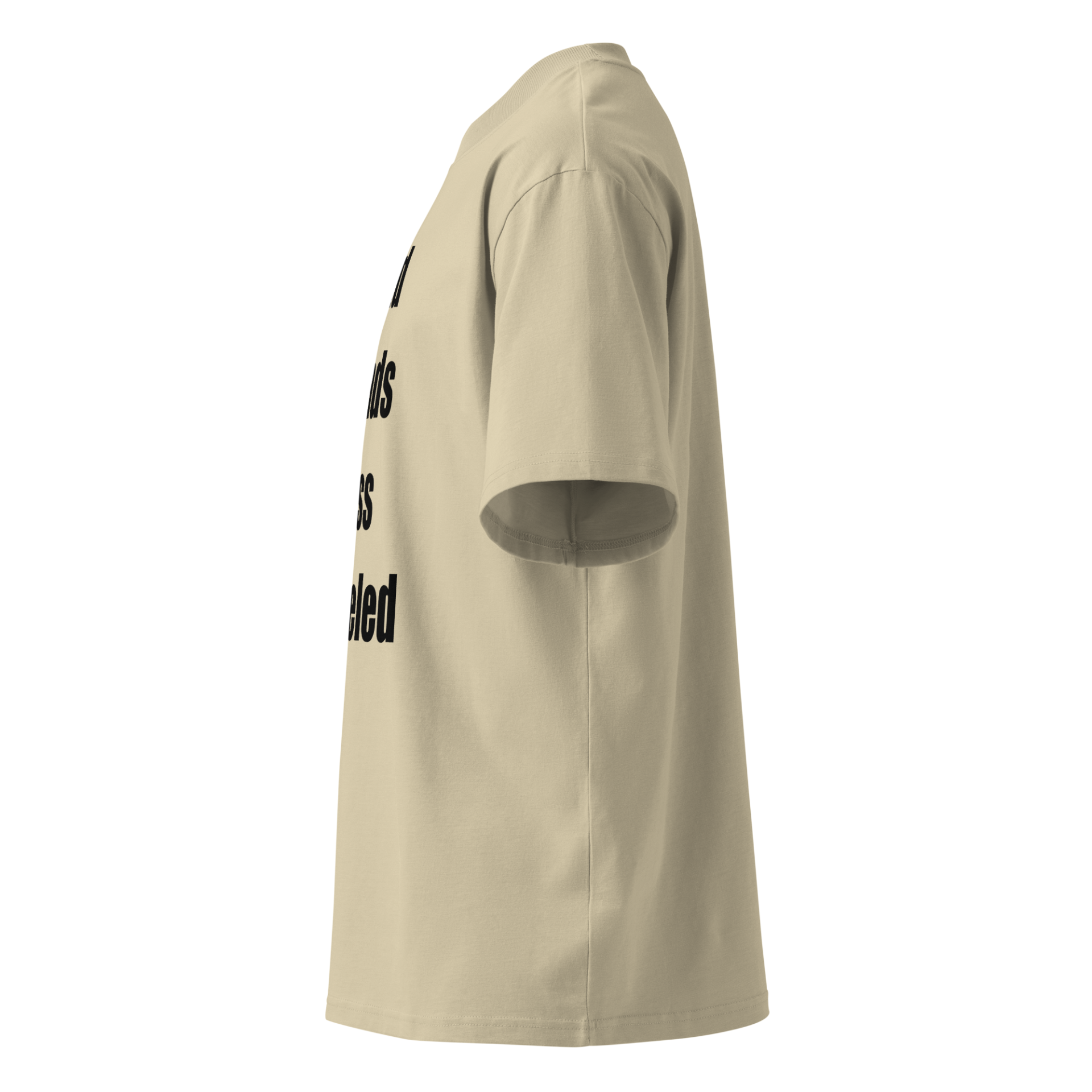 Choose The Uncharted | Black | Organic High-Neck Oversize - Image 8
