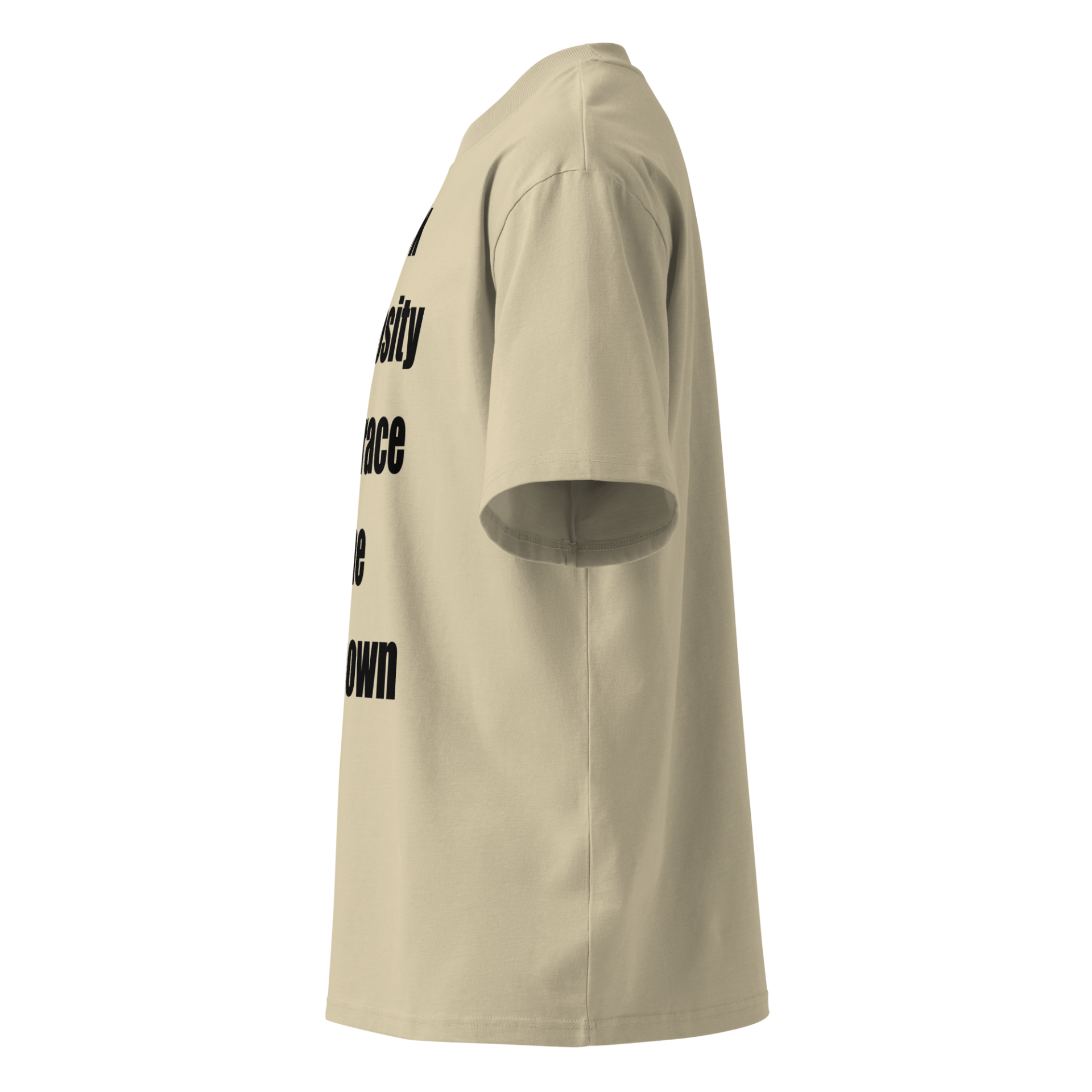 Curiosity Over Plans | Black | Organic High-Neck Oversize - Image 8