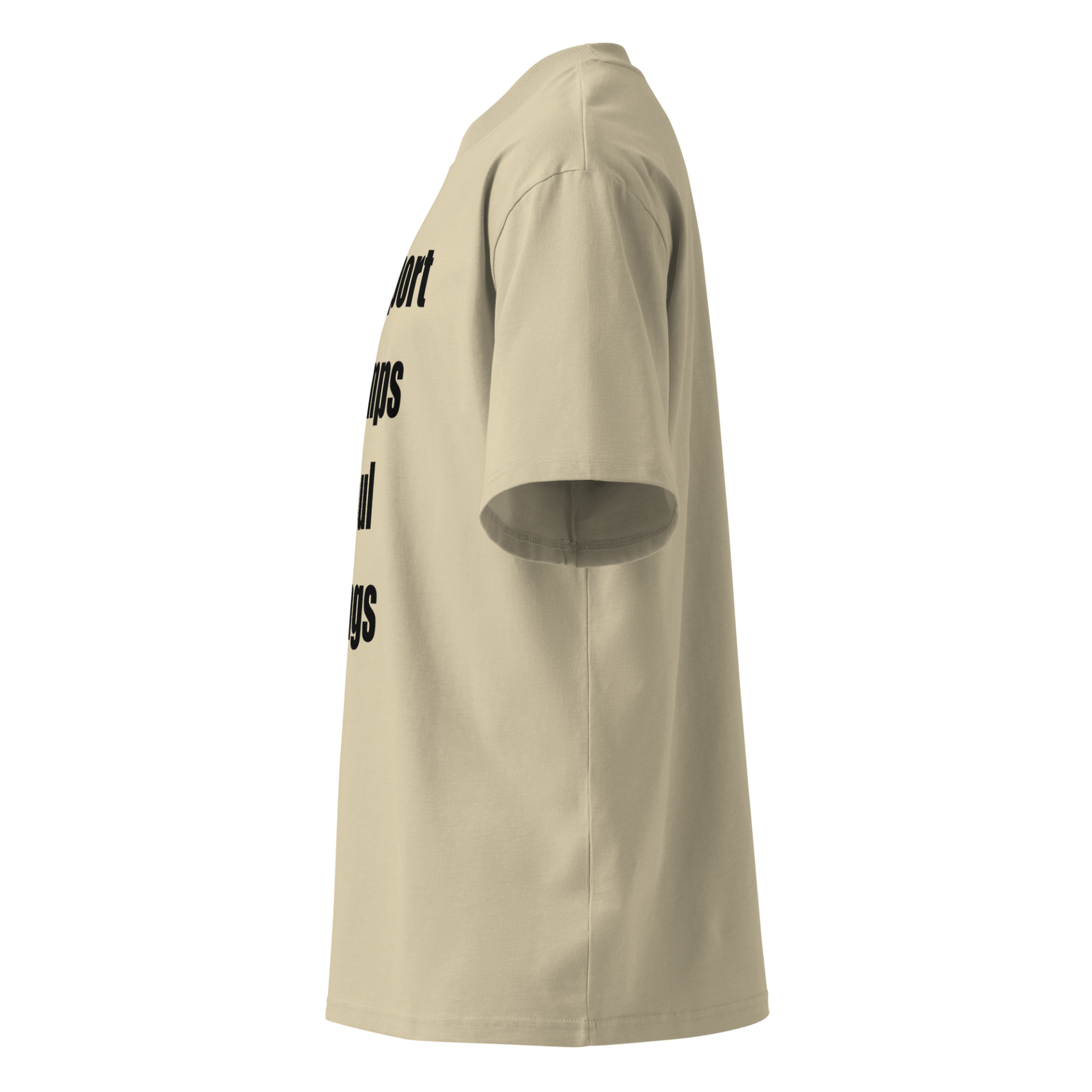 Travel Made Musical | Black | Organic High-Neck Oversize - Image 8