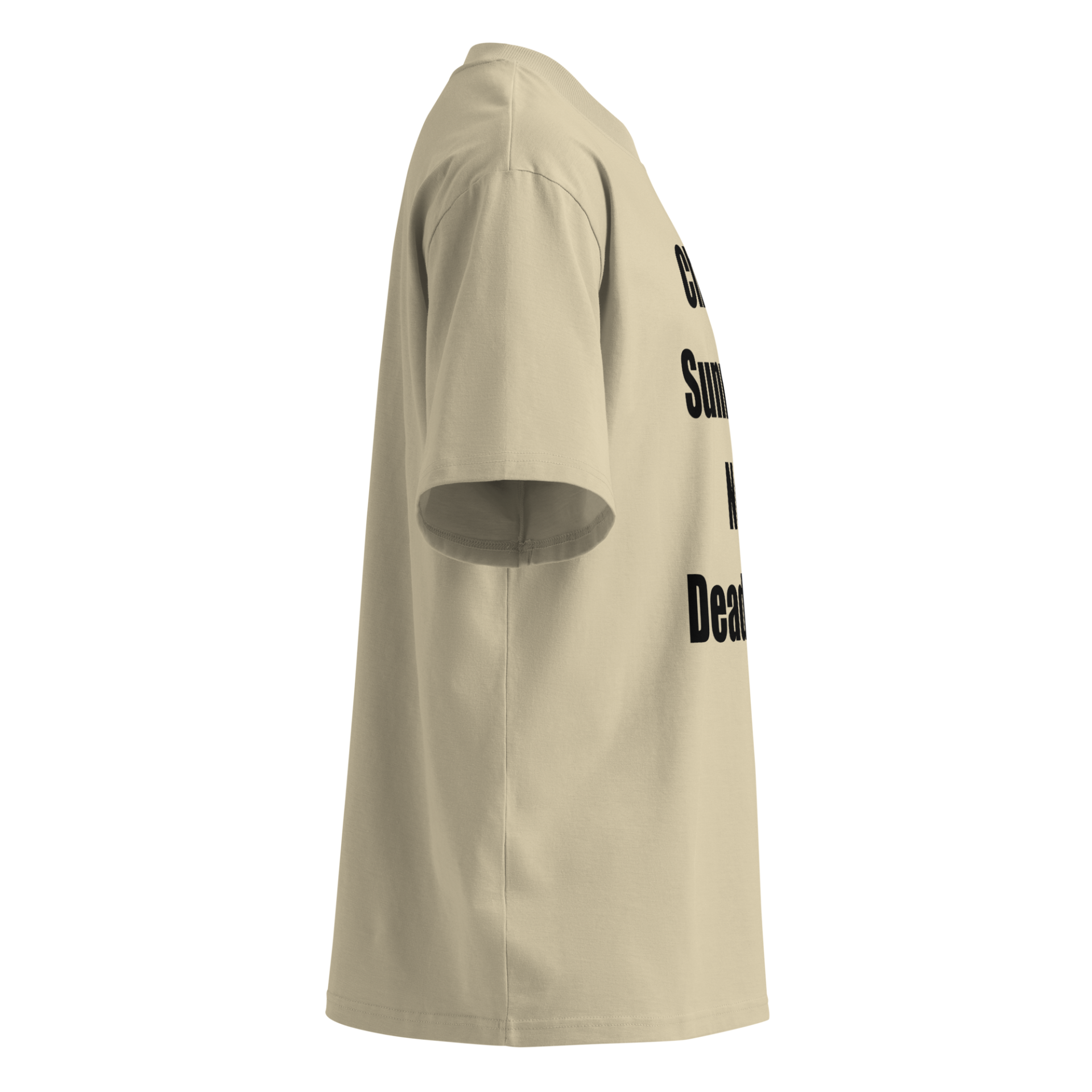 Adventure Over Routine | Black | Organic High-Neck Oversize - Image 7