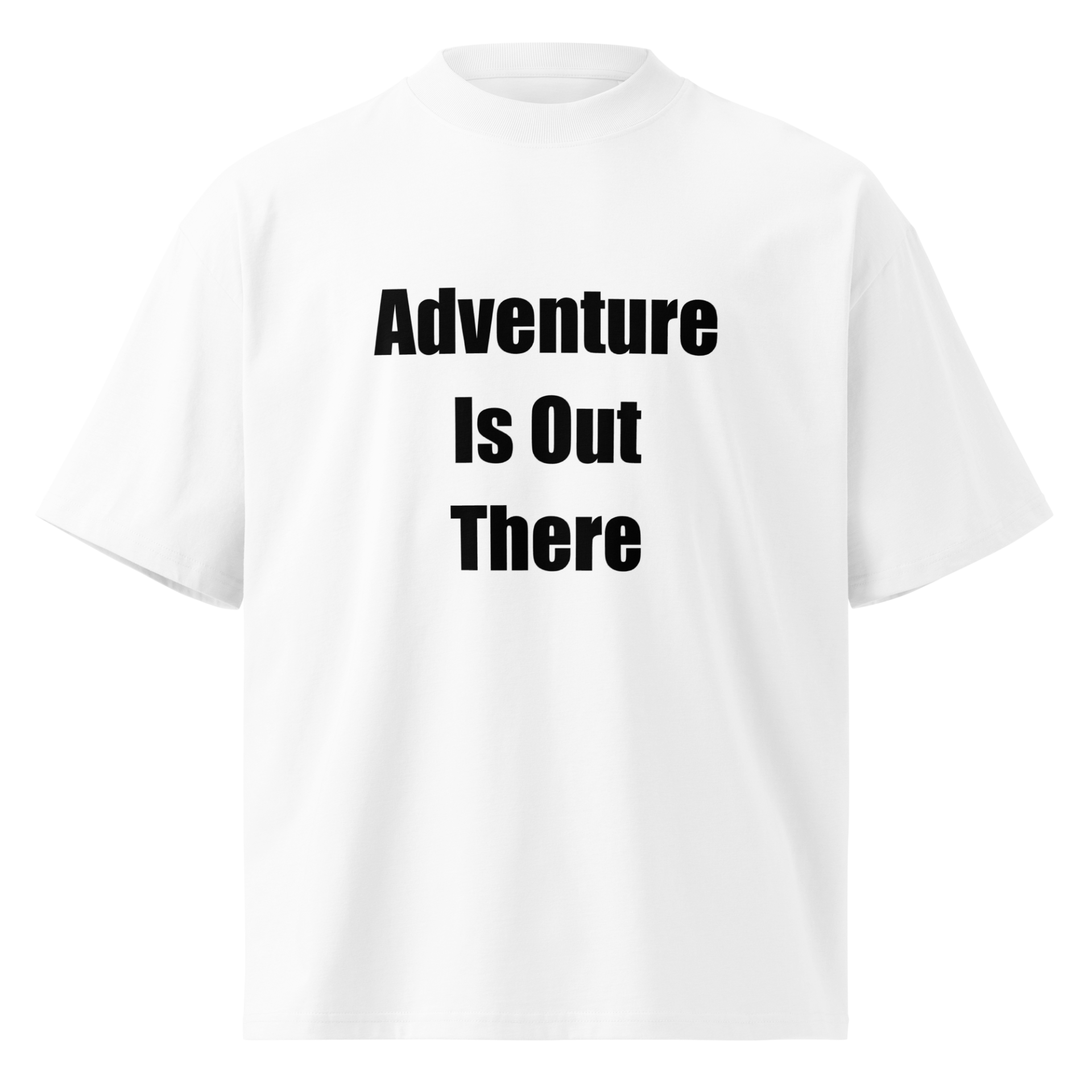 Explore The Unknown | Black | Organic High-Neck Oversize - Image 9