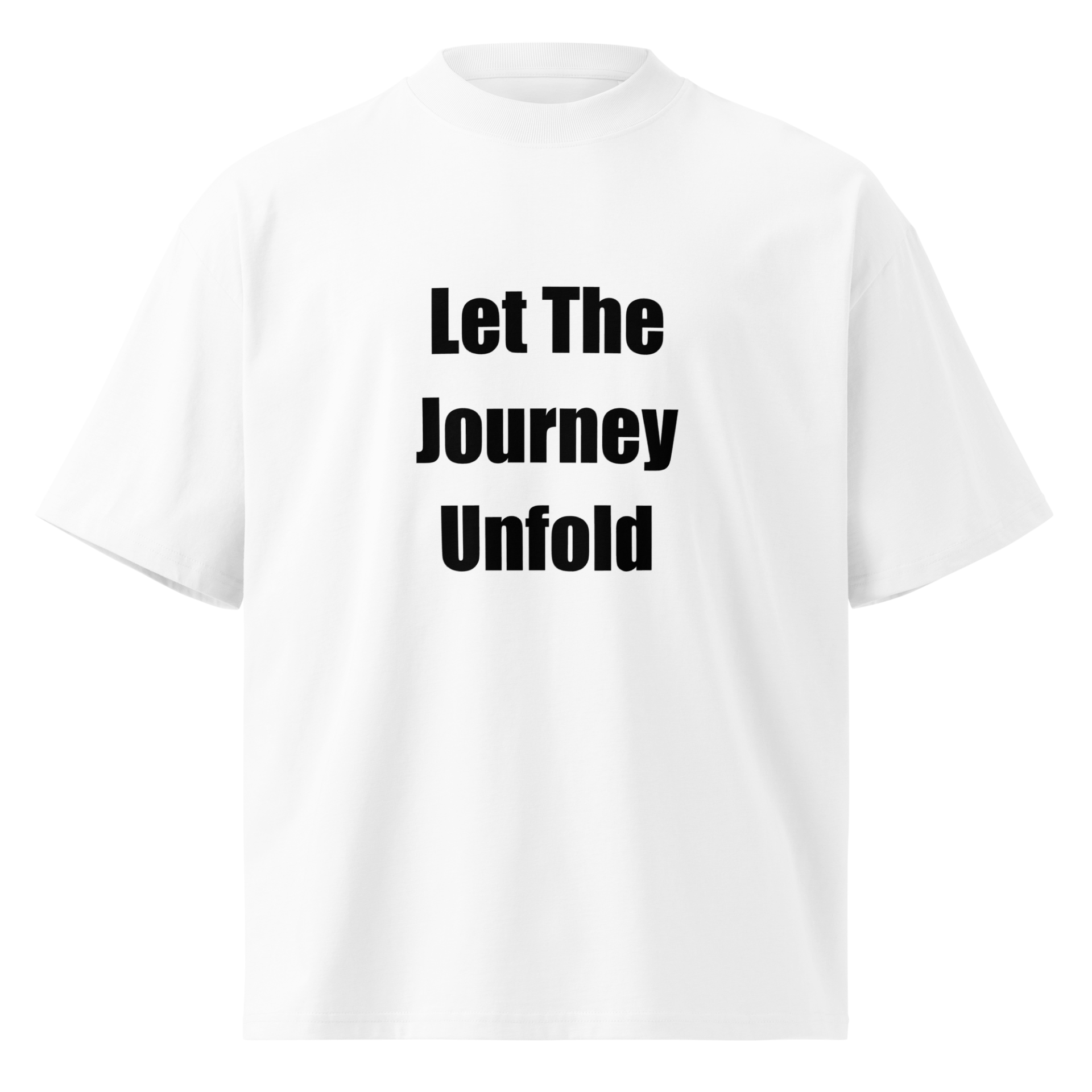 Trust The Process | Black | Organic High-Neck Oversize - Image 9