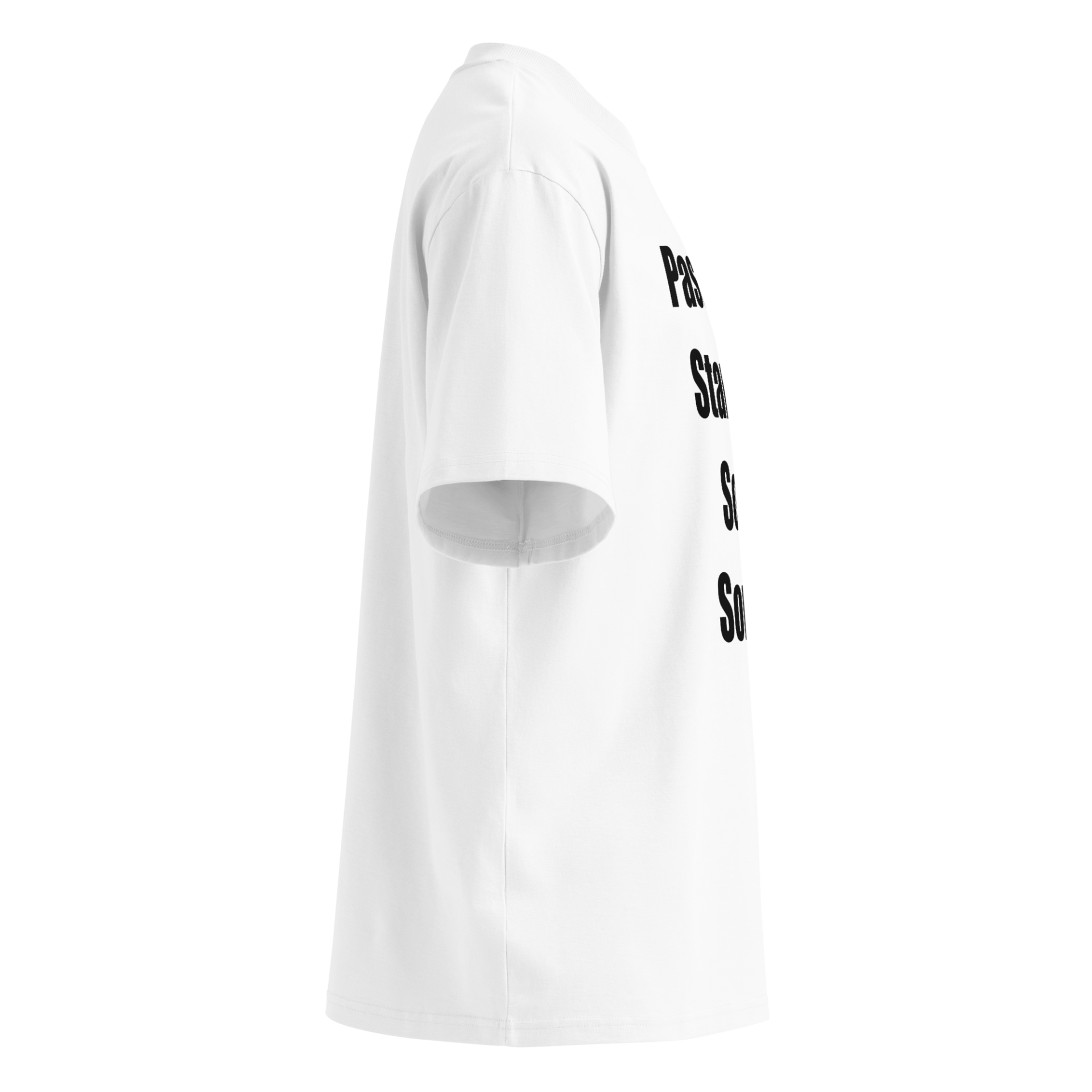 Travel Made Musical | Black | Organic High-Neck Oversize - Image 11