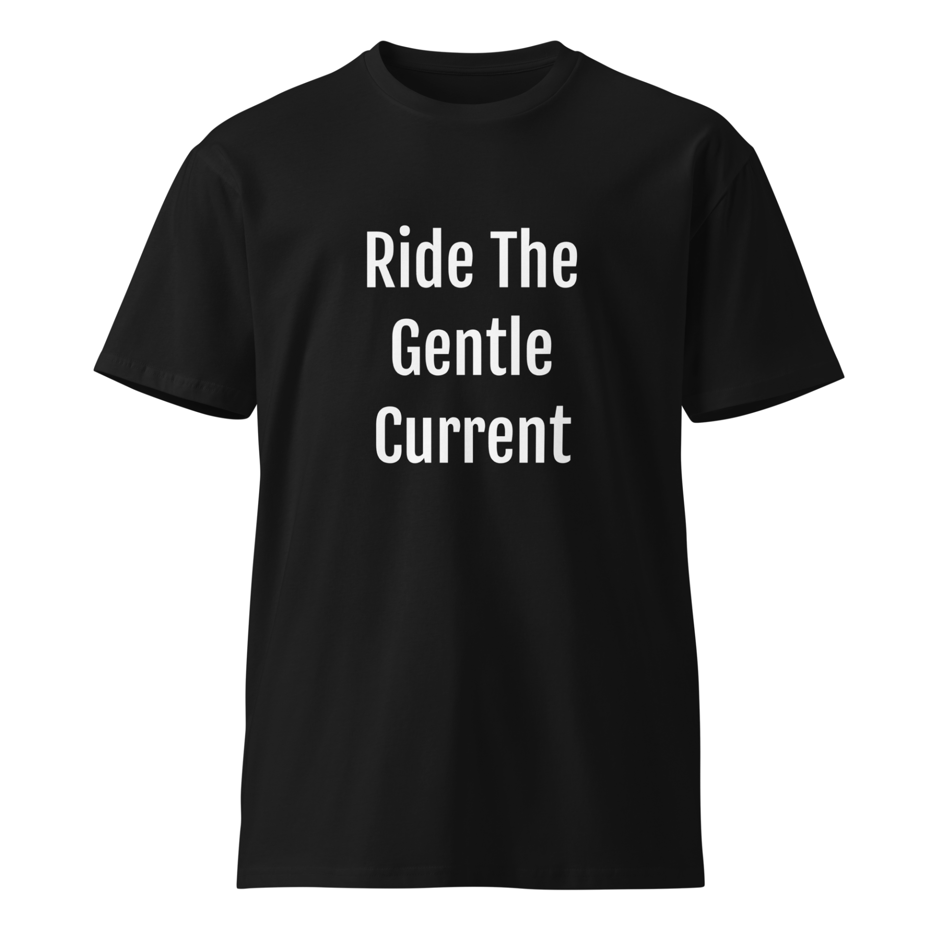 Carefree Flow Reminder | White | Luxe Premium Tee