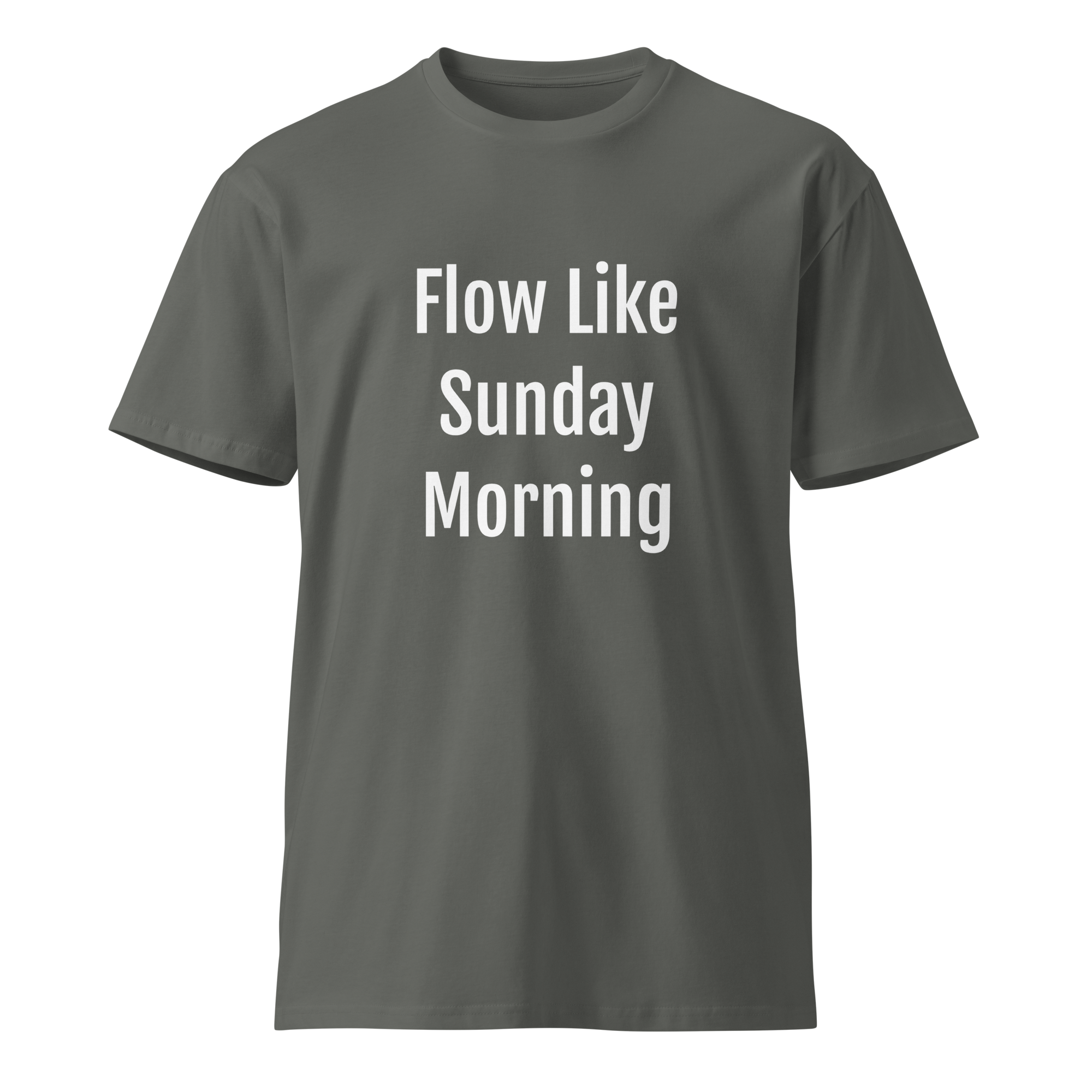 Flow Like Sunday Morning — Charcoal