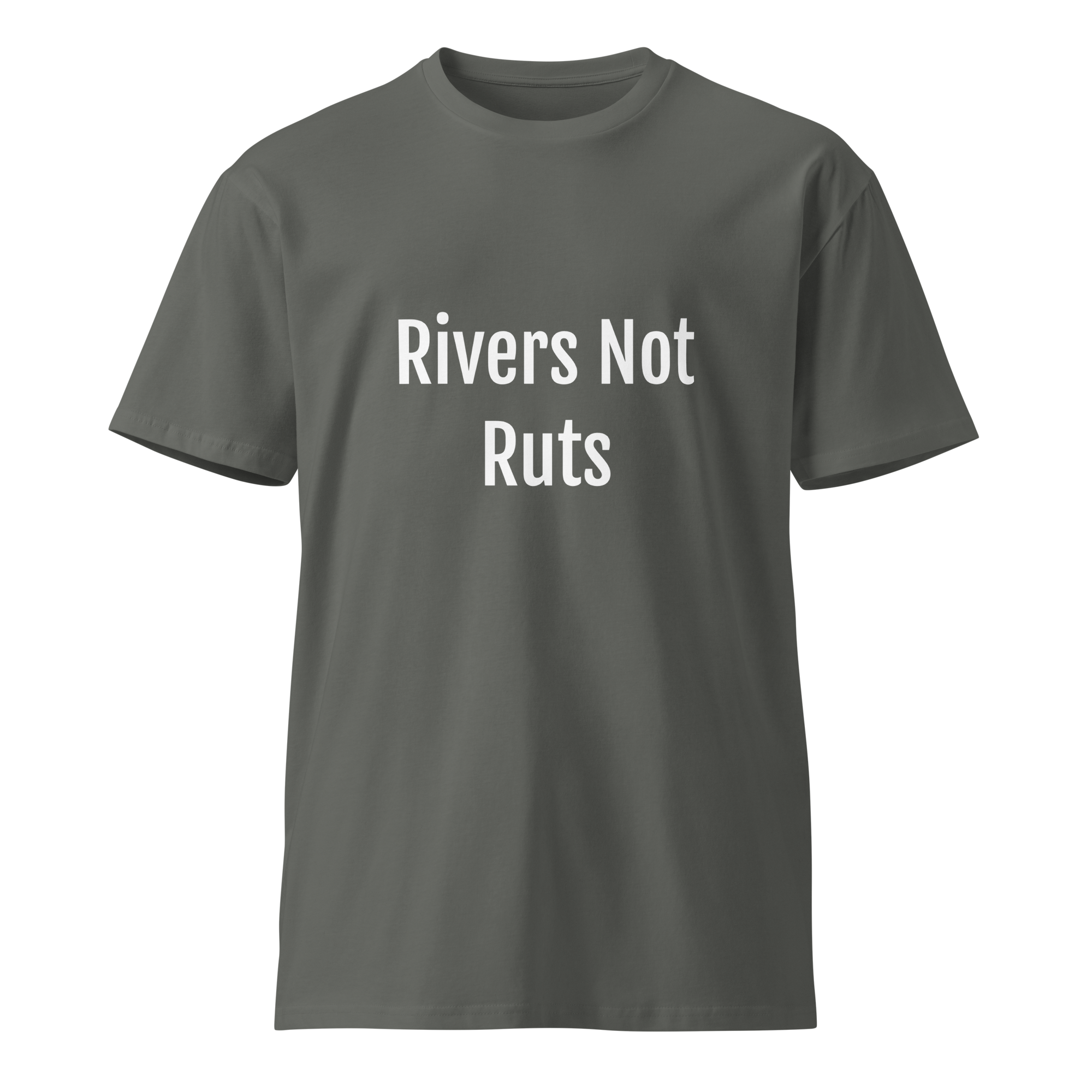 Rivers Not Ruts — Charcoal