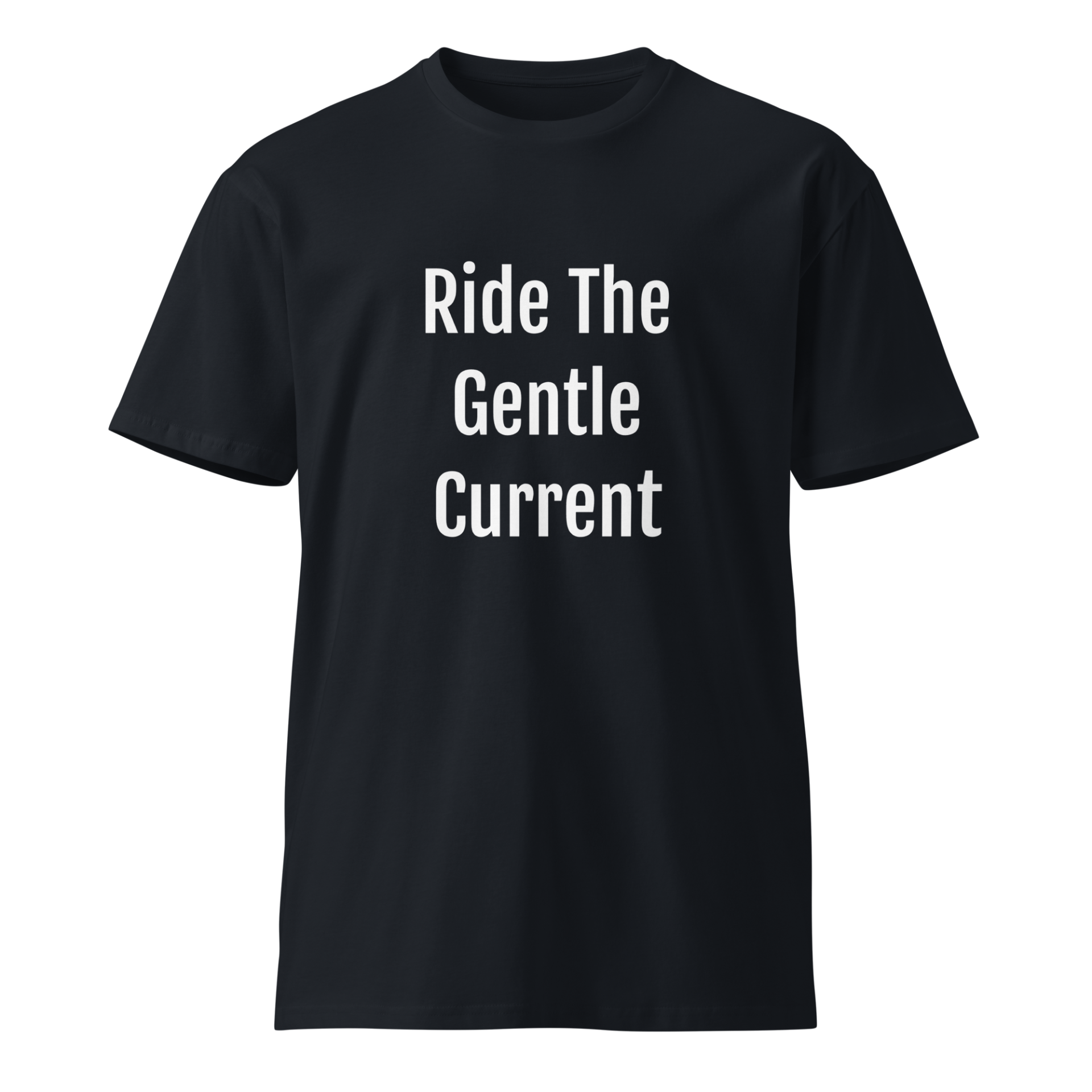 Carefree Flow Reminder | White | Luxe Premium Tee - Image 5