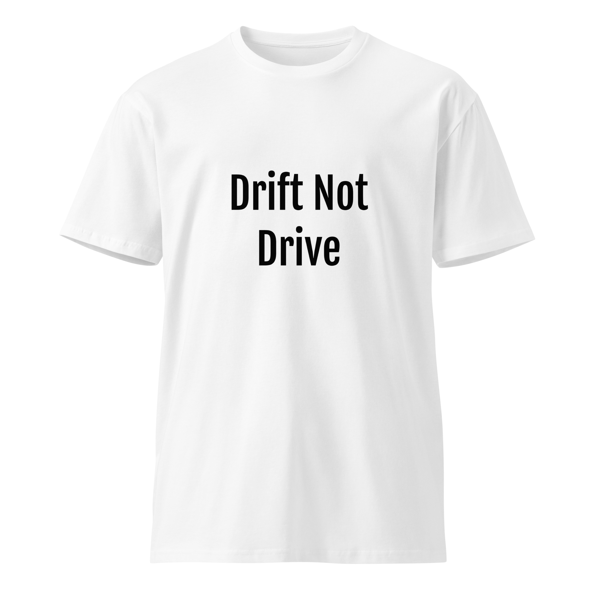 AS Colour 5001T — Smooth Progress Motto | White