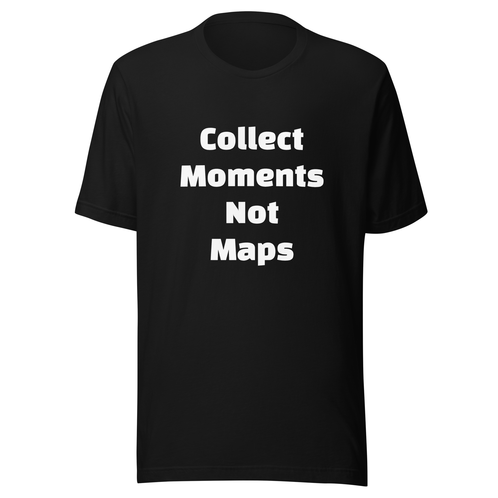 Collect Moments Not Maps — Black