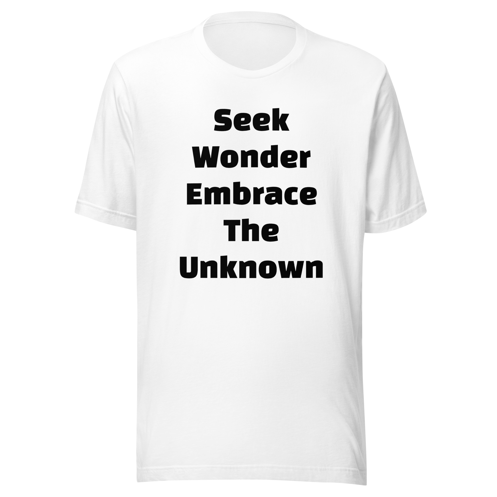 Seek Wonder Embrace The Unknown — White