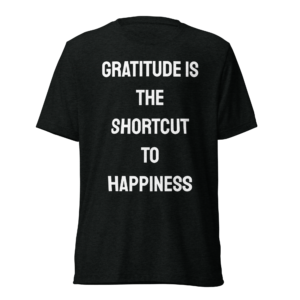 Happy Mindset | White | Tri-Blend Comfort Tee