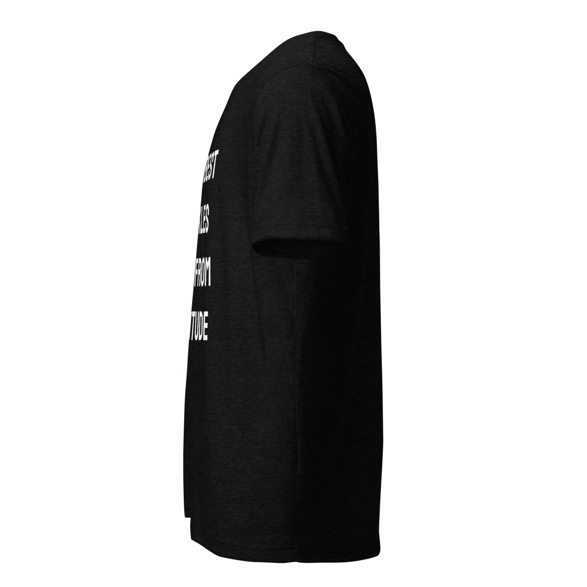 Shining with Thankfulness | White | Tri-Blend Comfort Tee - Image 2