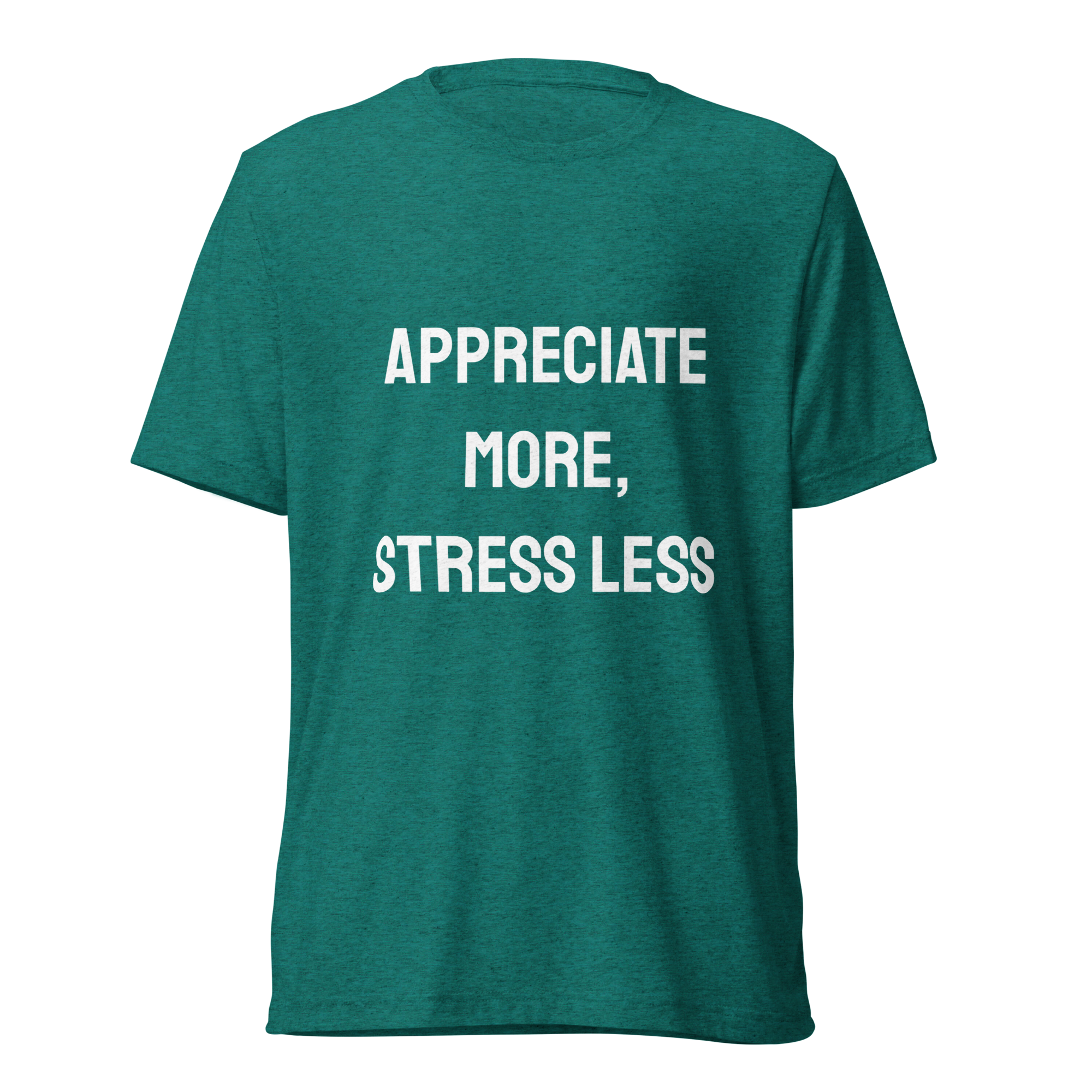 Bella+Canvas 3413 — Motivational Appreciation | Teal Triblend